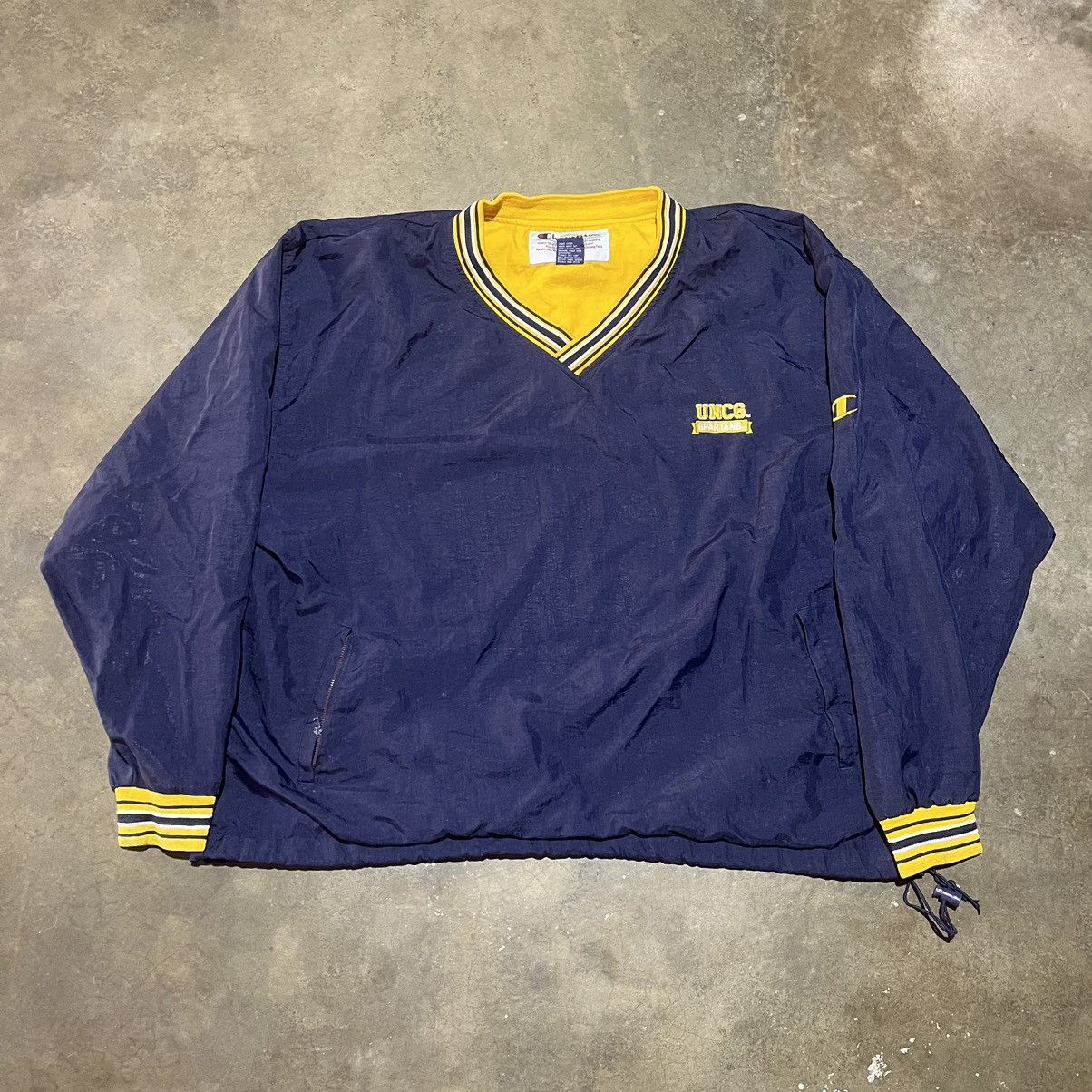 Vintage champion pullover windbreaker sales