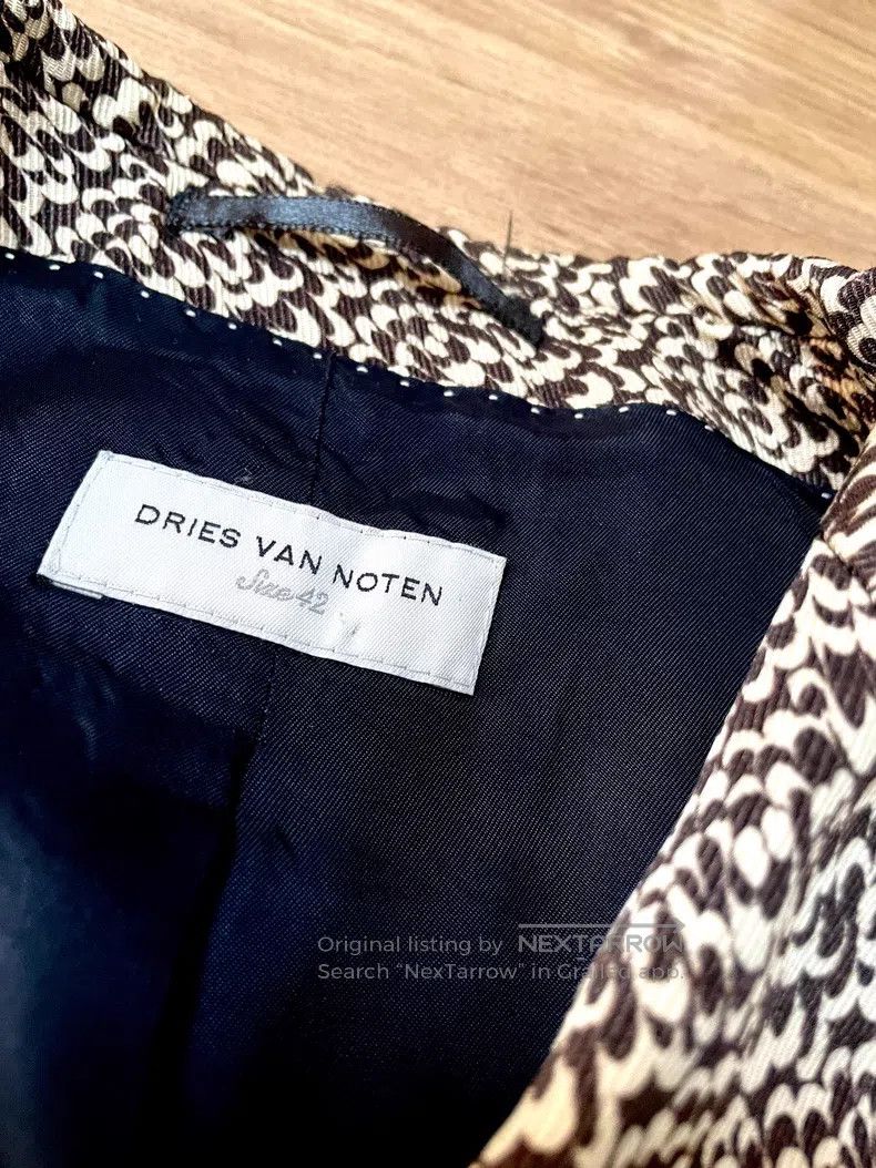 Dries Van Noten Dries Van Noten Golden Brown Suit Jacket Size US M / EU 48-50 / 2 - 6 Thumbnail