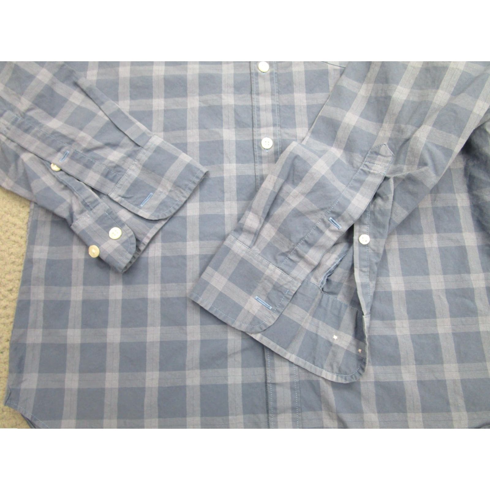 Bonobos Bonobos Shirt Mens Medium Blue Plaid Slim Fit Button Down Cotton Long Sleeve Size US M / EU 48-50 / 2 - 3 Thumbnail