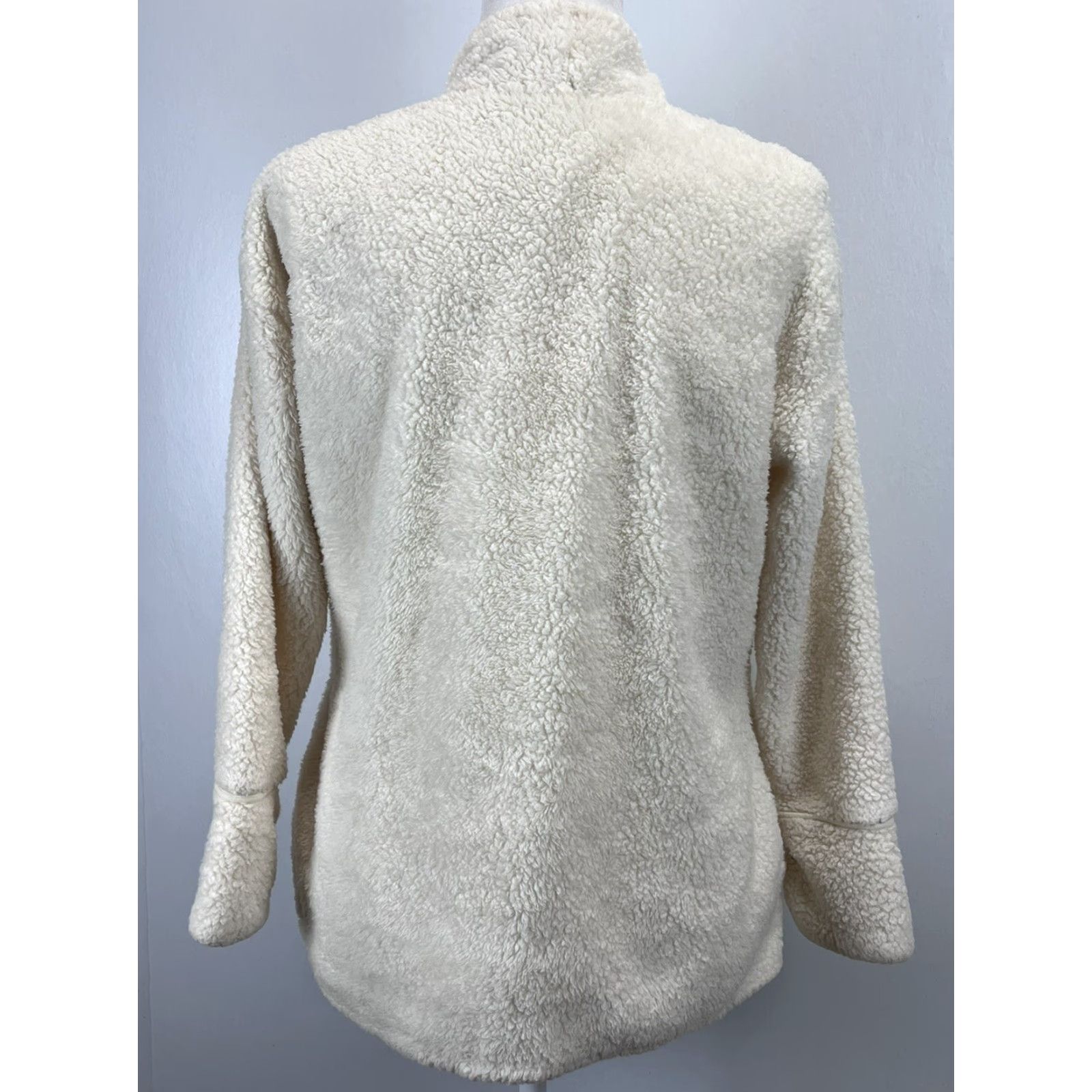 Soft Surroundings Soft Surroundings Cardigan Sz S GUC Single Snap Sherpa Fleece Cozy Up Size S / US 4 / IT 40 - 4 Thumbnail