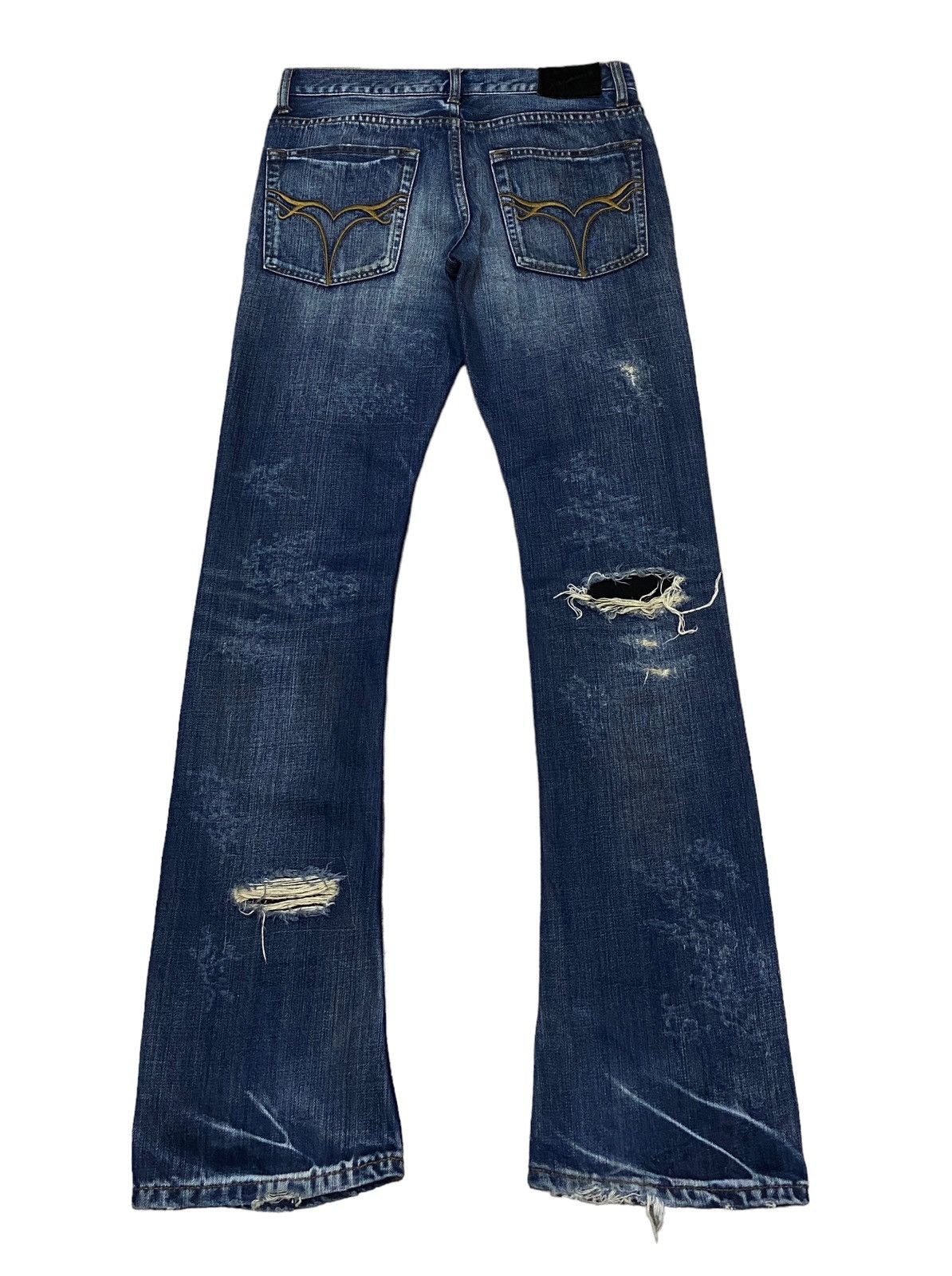 If Six Was Nine × Japanese Brand Very Rare Design Vintage Japanese Brand Jackrose Jeans 2000s Size US 29 - 2 Thumbnail