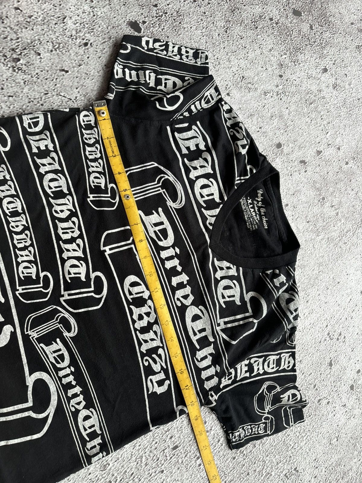 Hysteric Glamour Y2k Duty of the chcice Full Print Tshirt Size US XL / EU 56 / 4 - 8 Thumbnail