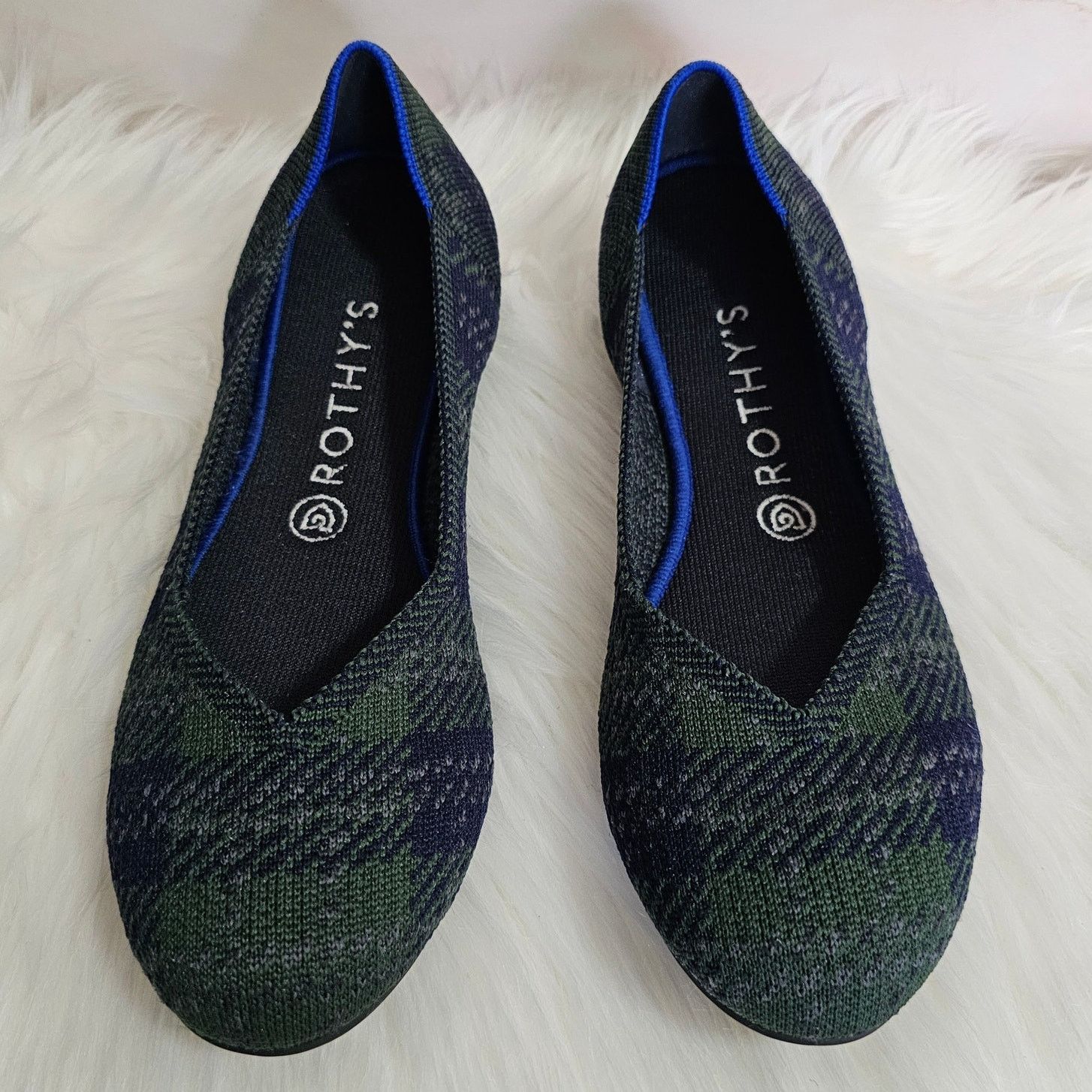 Rothy's Rothy's Limited Ed The Flat Forest Tartan Round Toe Shoes 9 Size US 9 / IT 39 - 7 Thumbnail