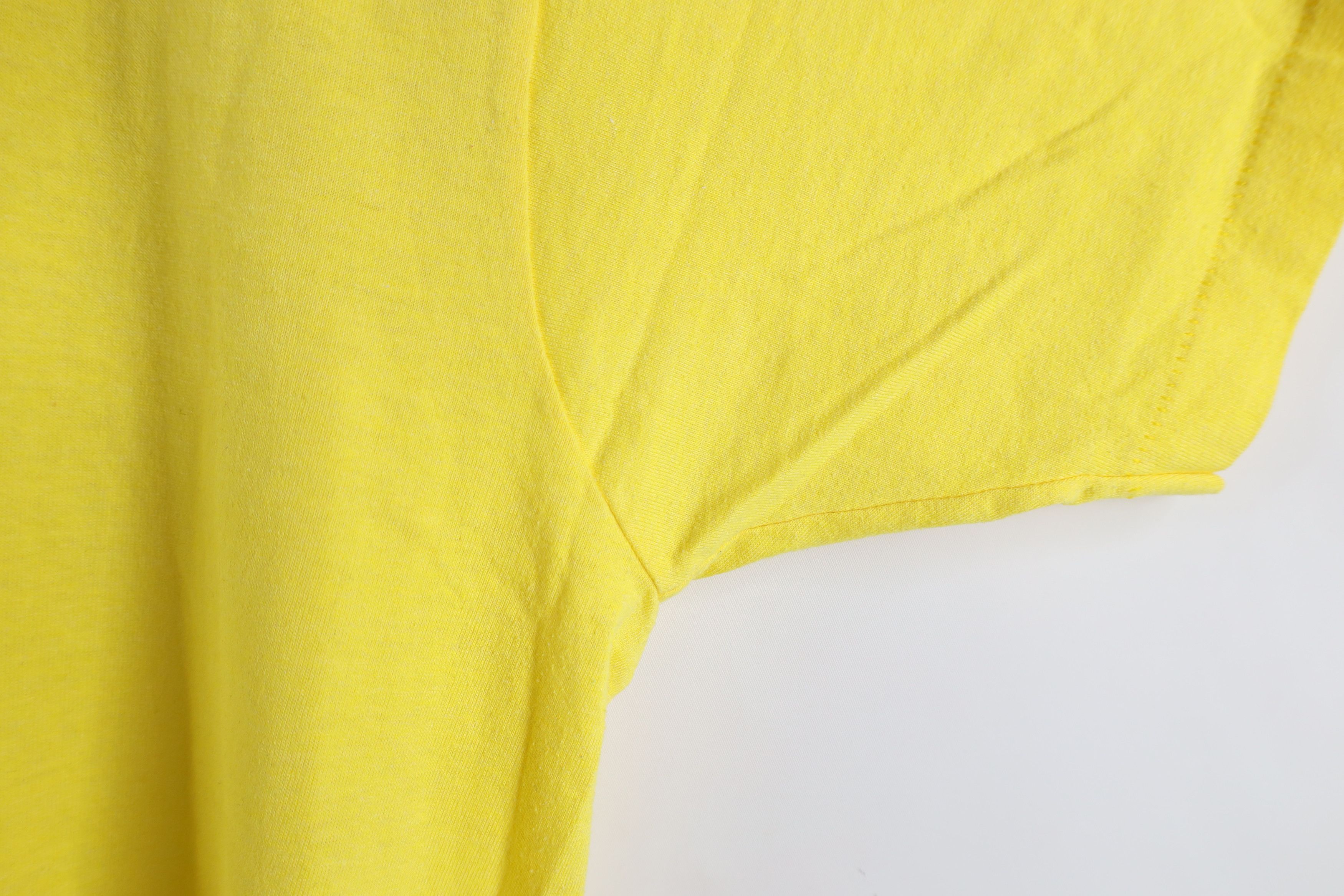 Vintage Vintage 90s Streetwear Cycling Michigan T-Shirt Yellow USA Size US XL / EU 56 / 4 - 7 Thumbnail