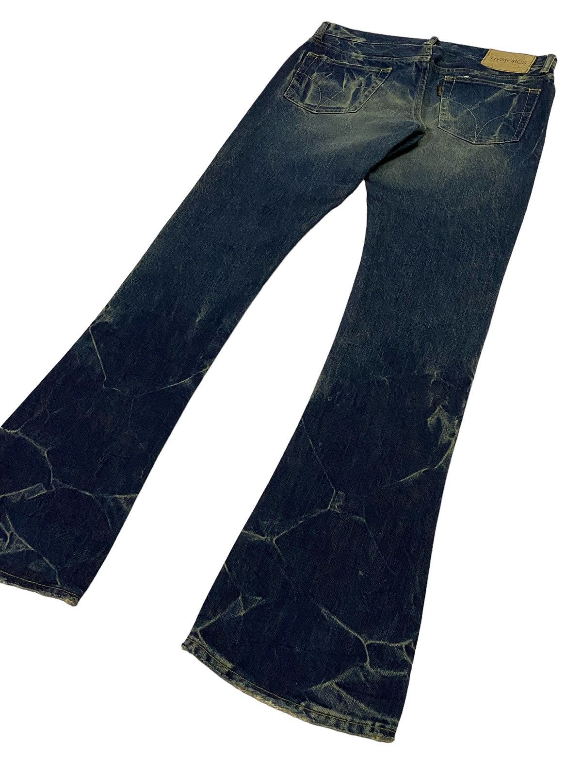 Hysteric Glamour Hysteric Glamour Flared Distressed Denim Pants Size 31" - 24 Thumbnail