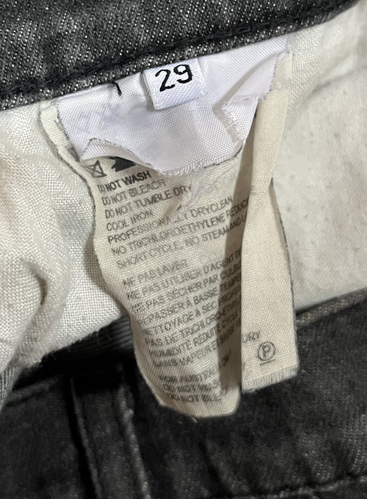 Helmut Lang Vintage helmut lang classic denim stretch grey jeans Size US 29 - 4 Thumbnail