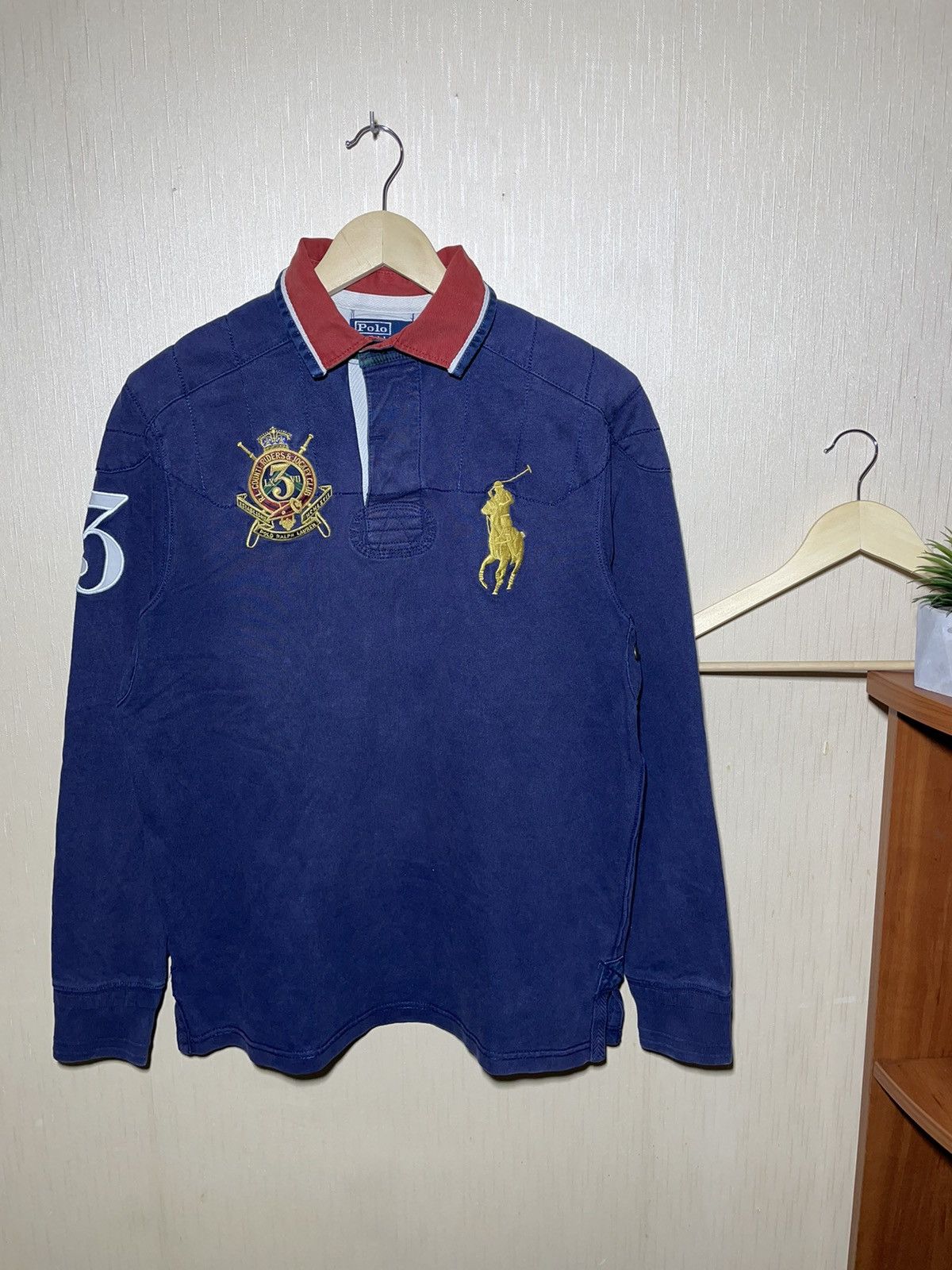Polo Ralph Lauren × Rugby Ralph Lauren × Vintage Polo Ralph Lauren vintage rugby jersey 90s Size US M / EU 48-50 / 2 - 1 Thumbnail