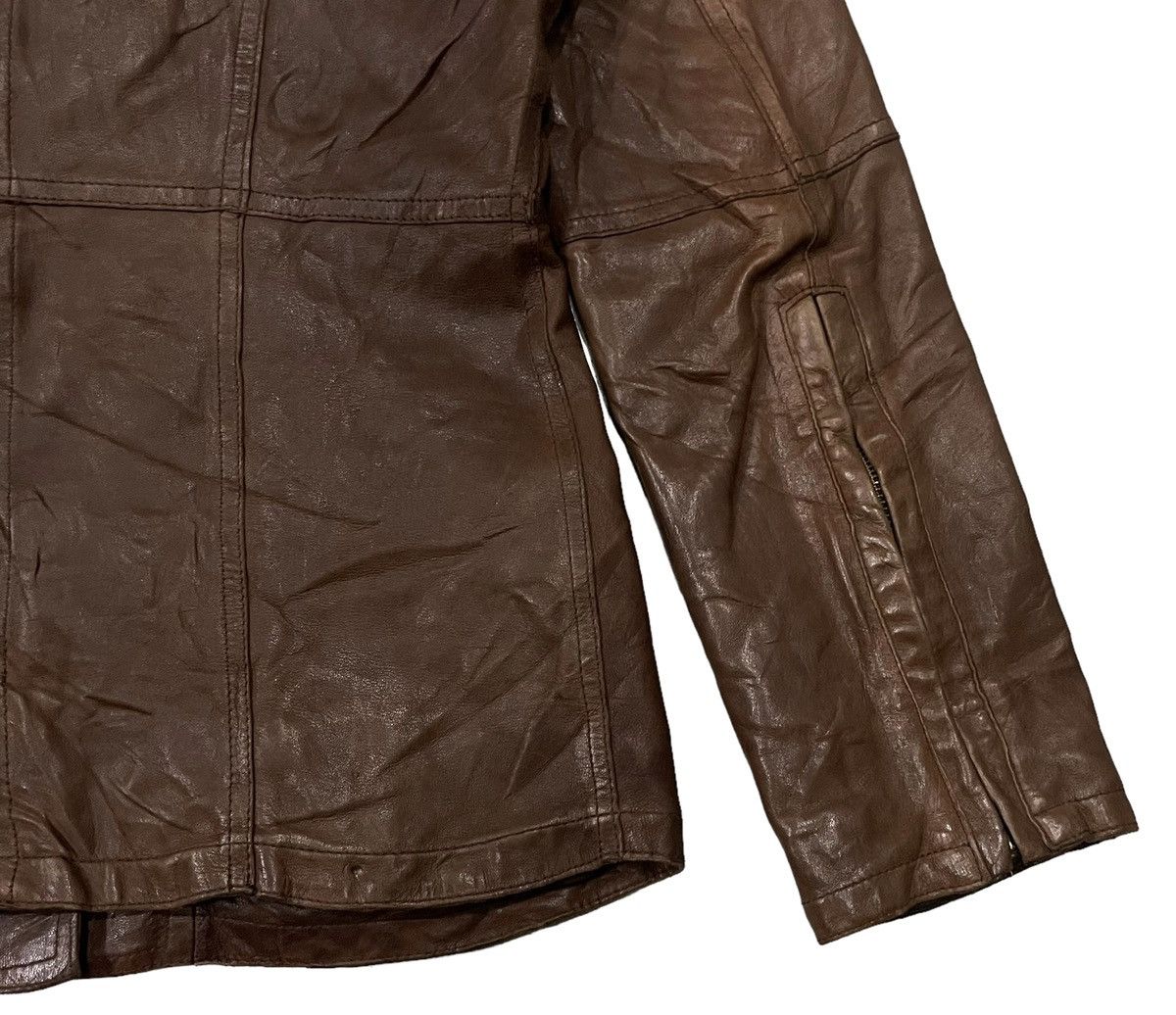 Leather Vintage Patrick Cox Wannabe Mink Fur Sheep leather Jacket Size S / US 4 / IT 40 - 12 Thumbnail