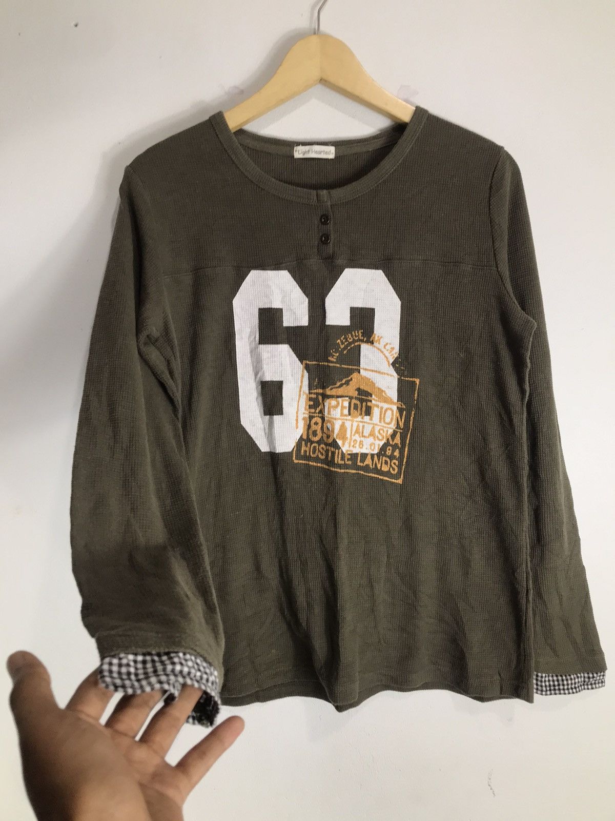 Hysteric Glamour 63 Alaska Lands double layer Long Sleeve Size US M / EU 48-50 / 2 - 4 Thumbnail