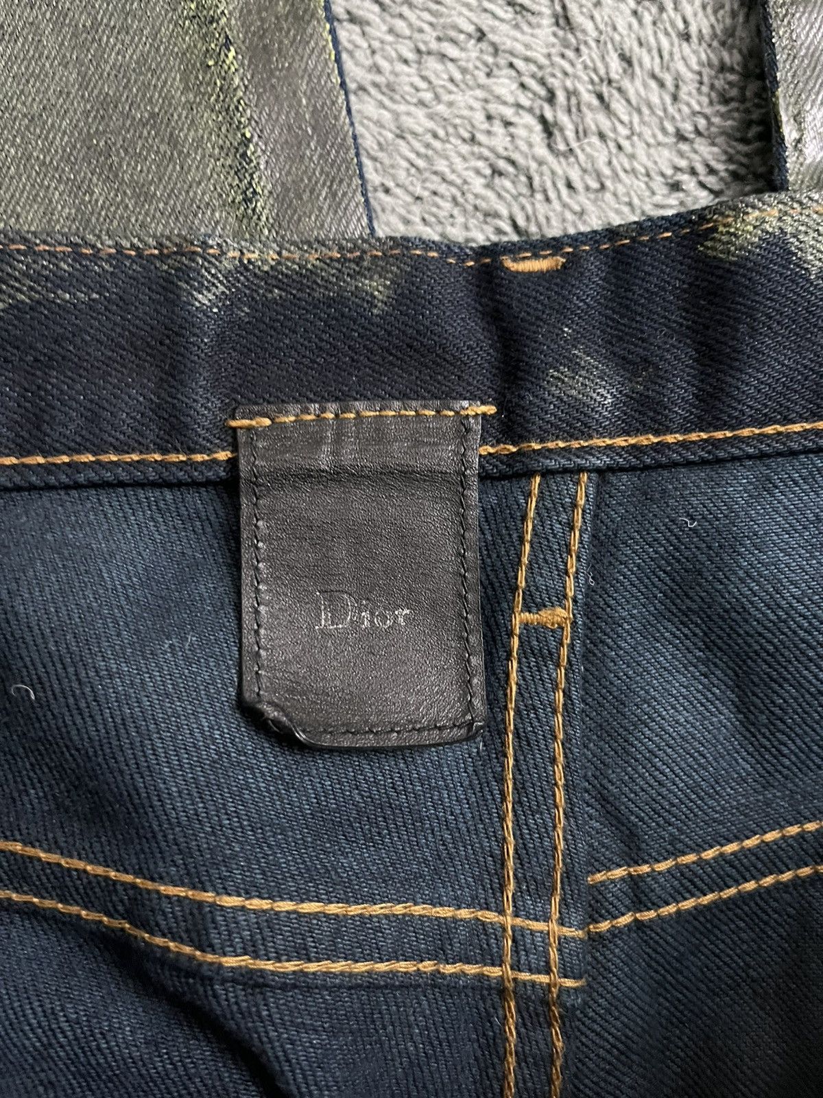 Dior Dior AW03 Green “Luster” Denim Size US 34 / EU 50 - 6 Thumbnail