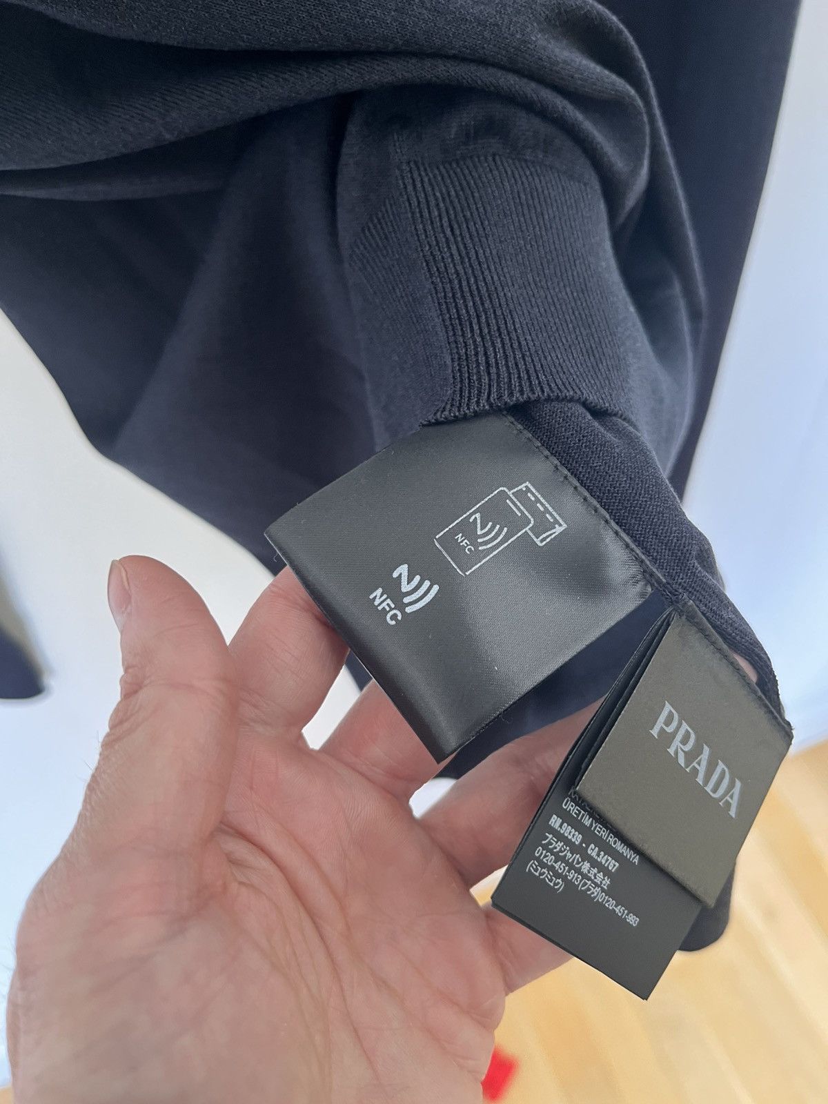 Prada Prada Silk/ Cotton DNA Polo Size US L / EU 52-54 / 3 - 8 Thumbnail