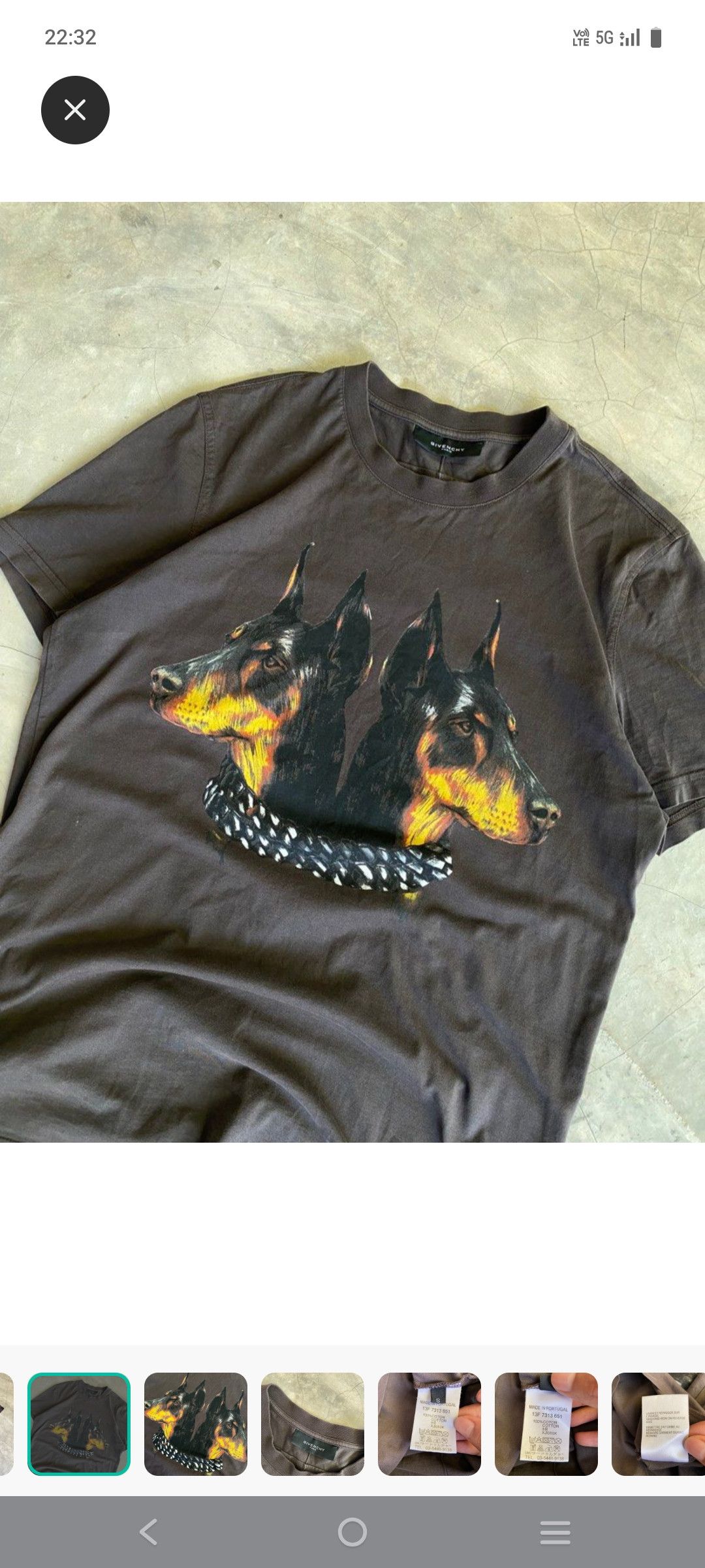 Givenchy FW13 Riccardo Tisci Doberman Tee Size US S / EU 44-46 / 1 - 12 Thumbnail