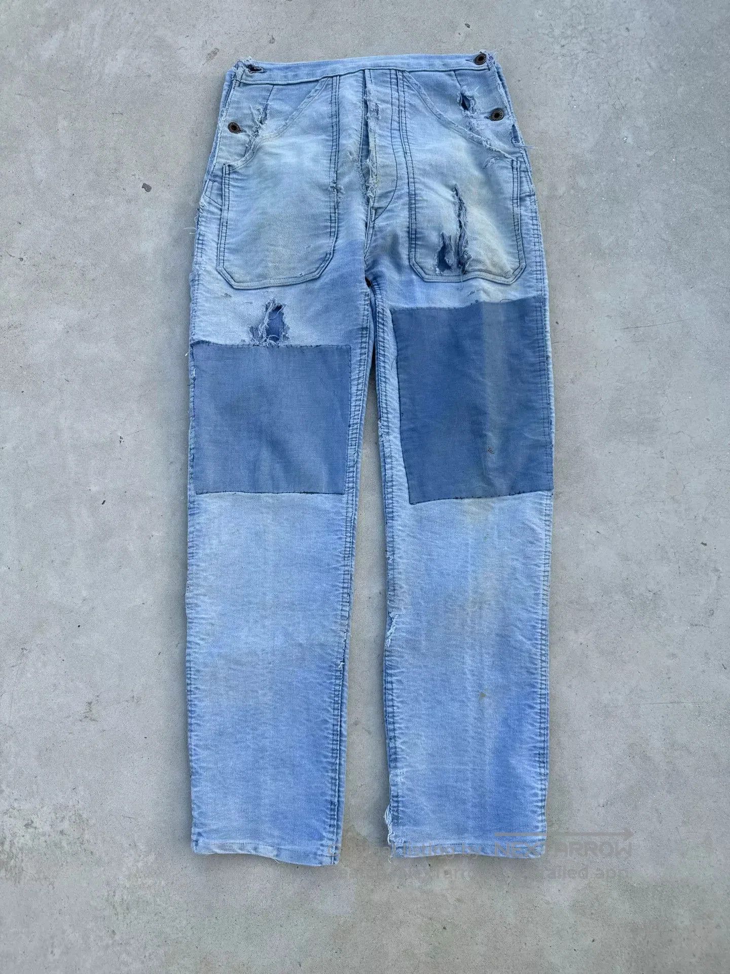 Vintage 50s French Moleskin Work Pants.