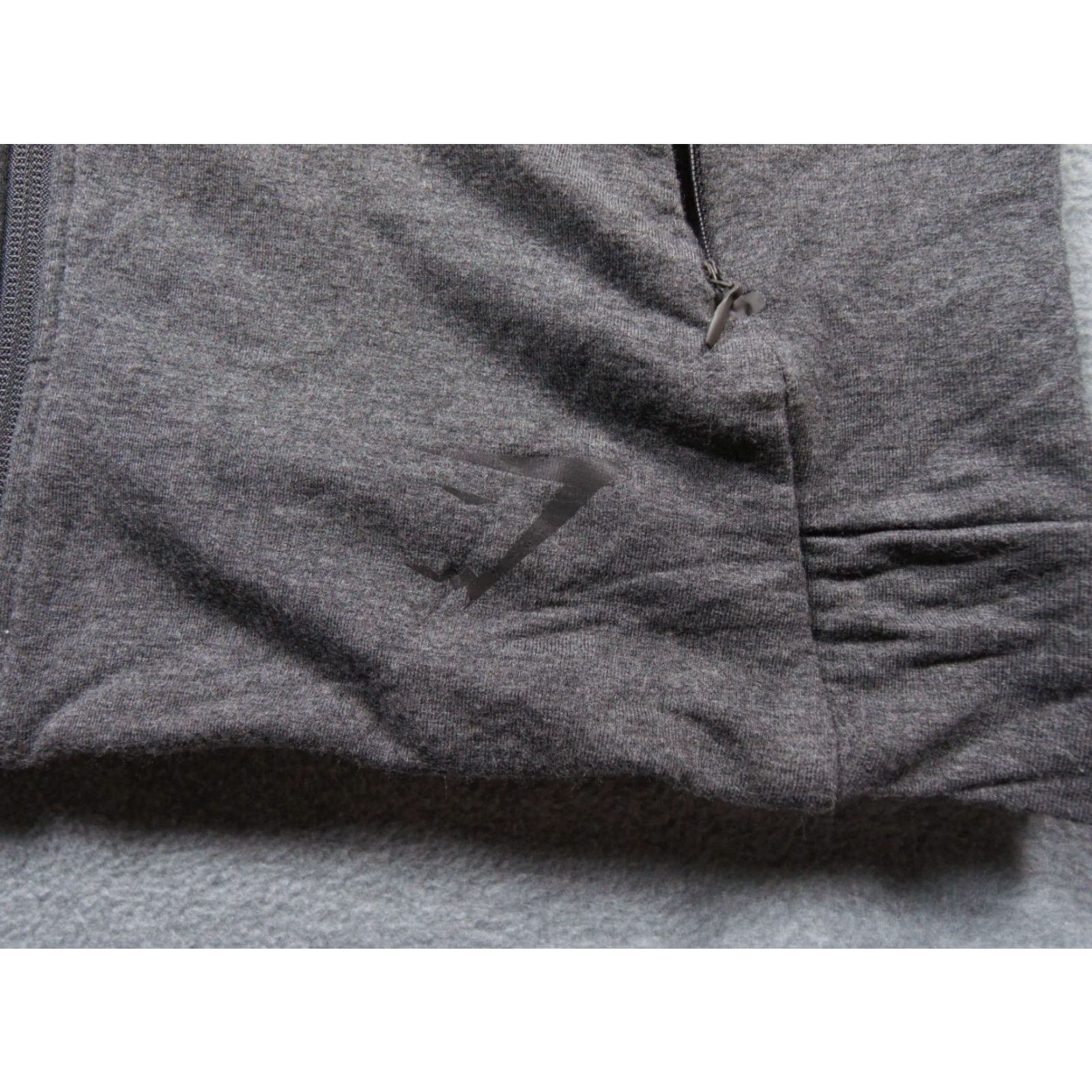 Gymshark GymShark Sweatshirt Mens Small Gray Hoodie Full Zip Gym Sweater Lightweight Size US S / EU 44-46 / 1 - 5 Thumbnail