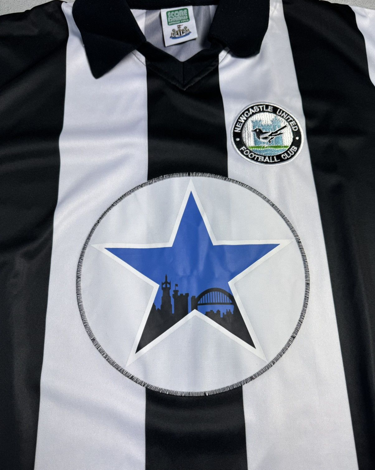 Vintage Newcastle United 1980 1983 Home Football Shirt Soccer Jersey Size US L / EU 52-54 / 3 - 6 Thumbnail
