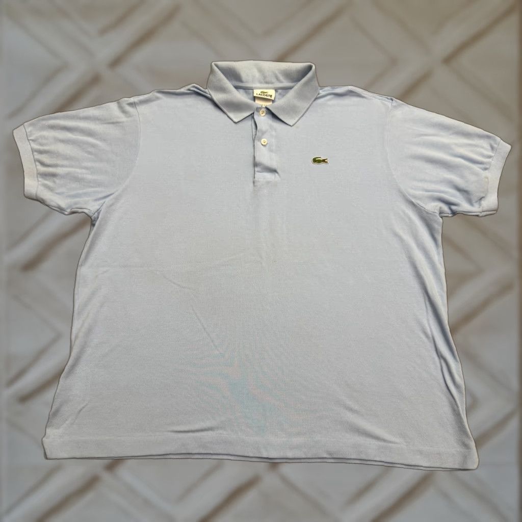 Lacoste Lacoste Polo Shirt Mens 2XL Light Blue Short Sleeve Cotton Classic Prep Shirt Size US XXL / EU 58 / 5 - 1 Thumbnail