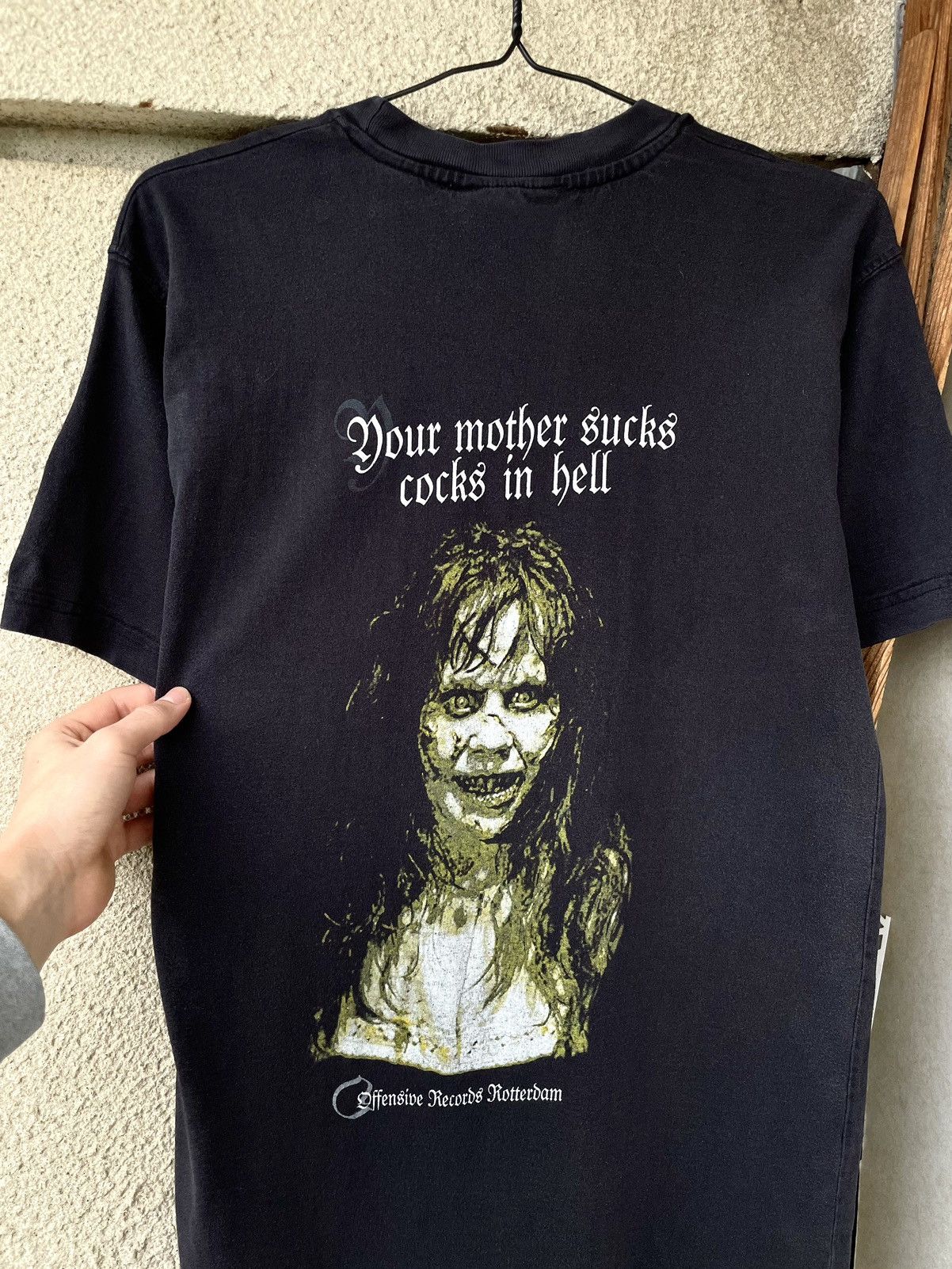 Vintage Vintage The Exorcist Your Mother Sucks Cocks In Hell T-Shirt Size US M / EU 48-50 / 2 - 1 Thumbnail