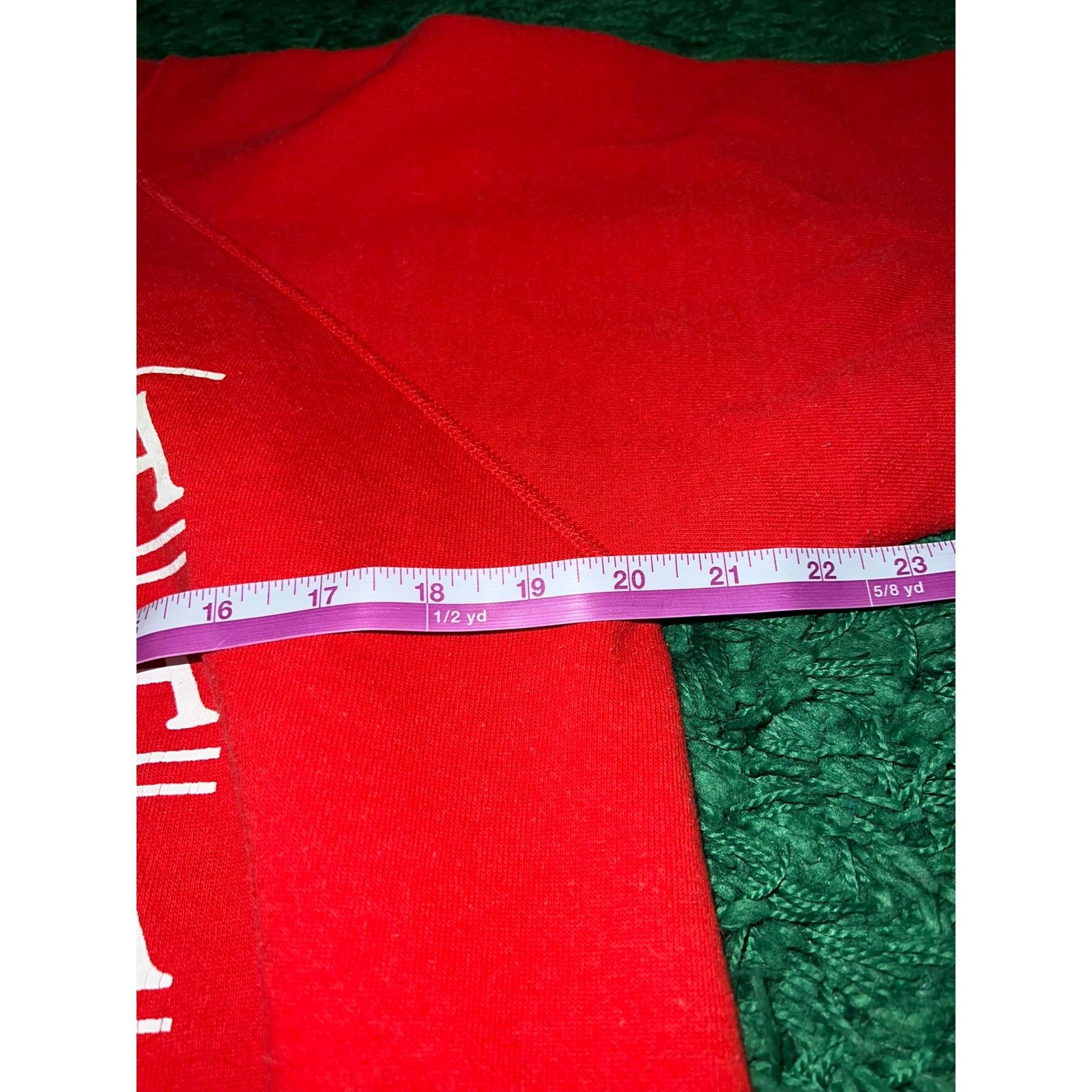 Hanes Vintage Bara Sweatshirt Red Graphic Crewneck 80s VTG Large Size US L / EU 52-54 / 3 - 8 Thumbnail