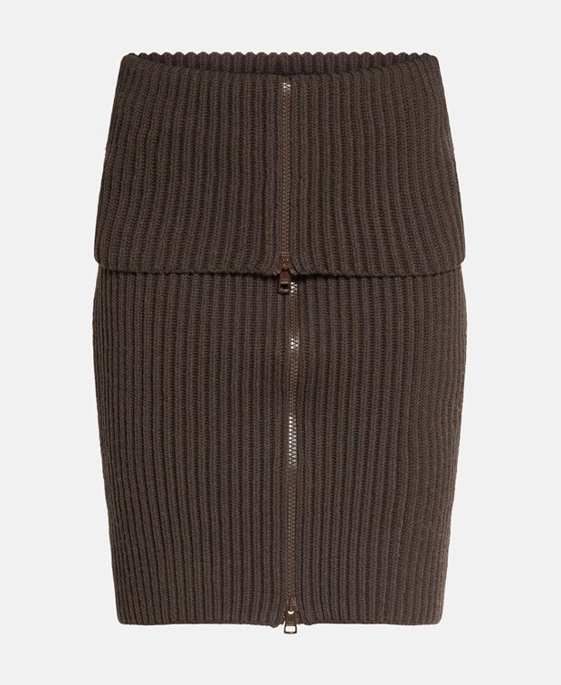 Wool skirt