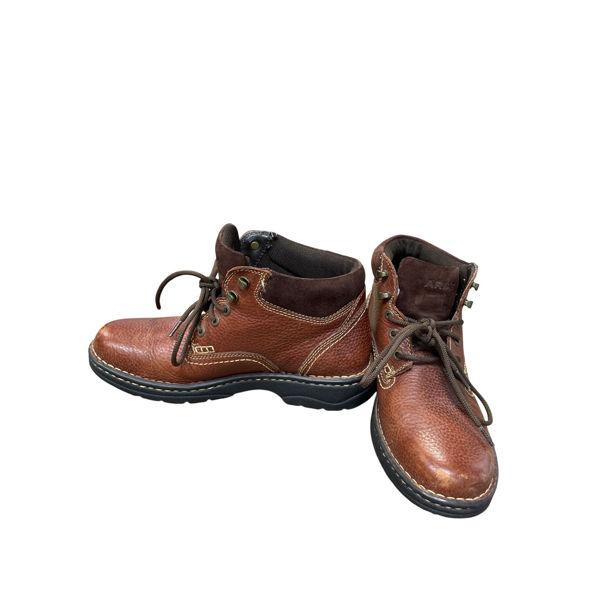 Ariat Ariat Womens Brown Leather Terrain Lace-Up Ankle Boots Size Size US 8 / IT 38 - 2 Thumbnail