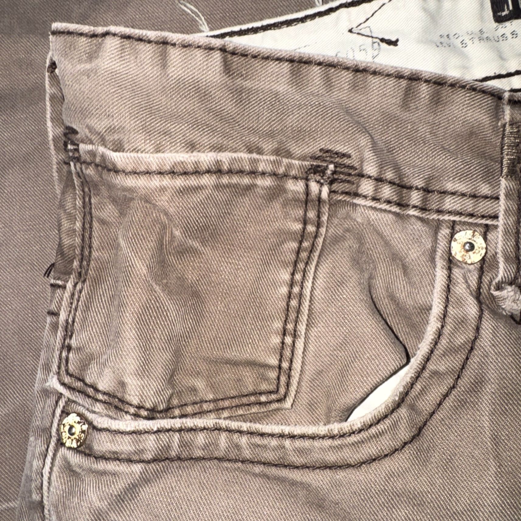 Levi's Levis Straight Fit Taupe Colored Pants 36x33 Y2K Workwear Size US 36 / EU 52 - 8 Thumbnail
