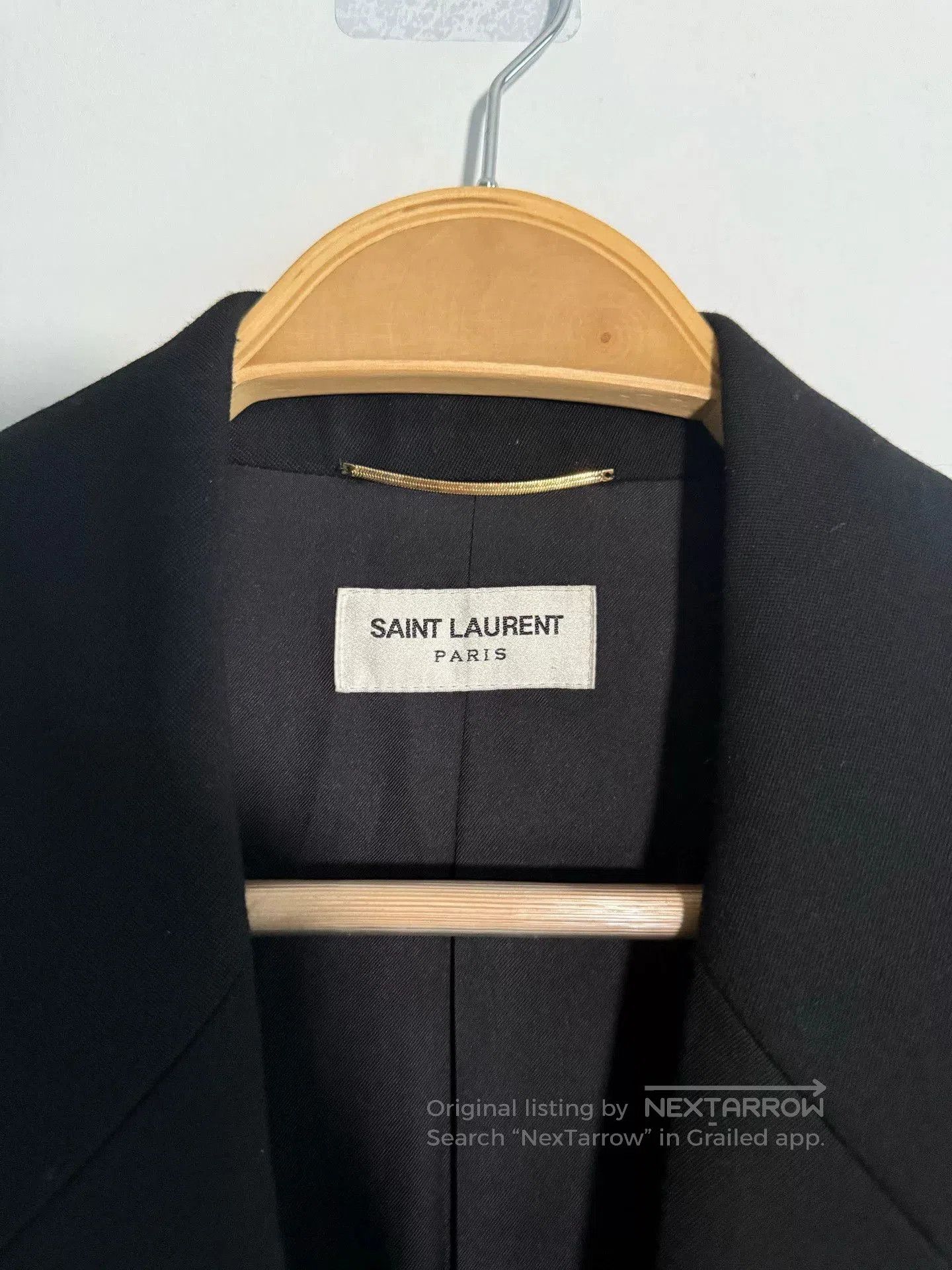Saint Laurent Paris Saint Laurent Black Double. Size XS / US 0-2 / IT 36-38 - 2 Thumbnail