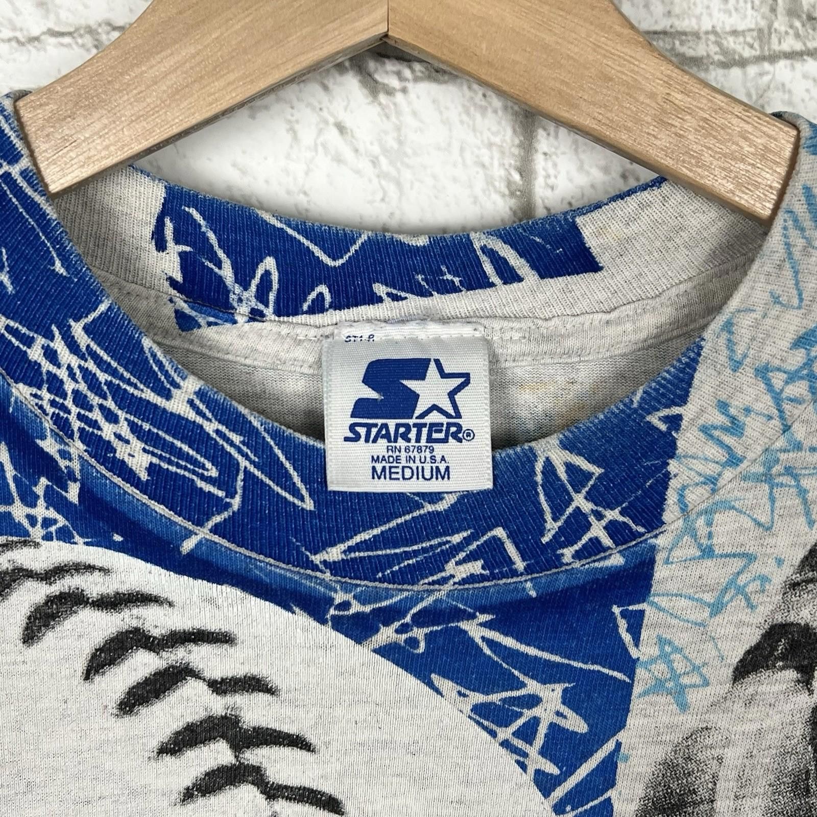 Starter Vintage 90s Chicago Cubs MLB Starter AOP T Shirt Medium Size US M / EU 48-50 / 2 - 3 Thumbnail