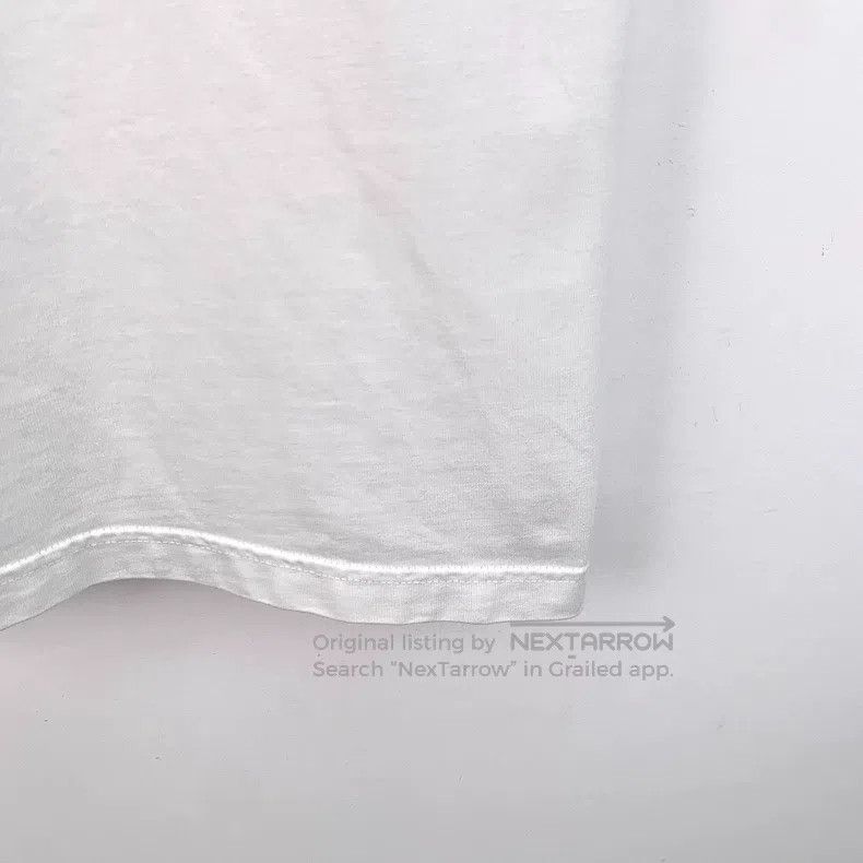 Balenciaga Balenciaga White Logo Letter Embroidered Cotton Crew Neck Size US XS / EU 42 / 0 - 4 Thumbnail
