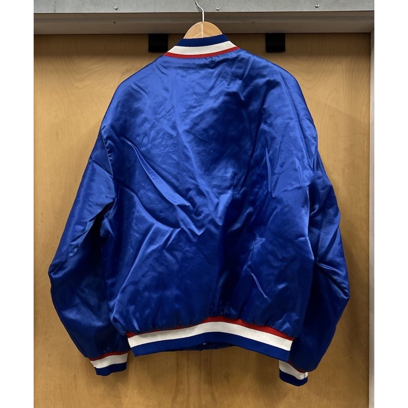 Swingster VTG 80s Chicago Cubs XL Swingster Satin Bomber Jacket USA Size US XL / EU 56 / 4 - 2 Thumbnail