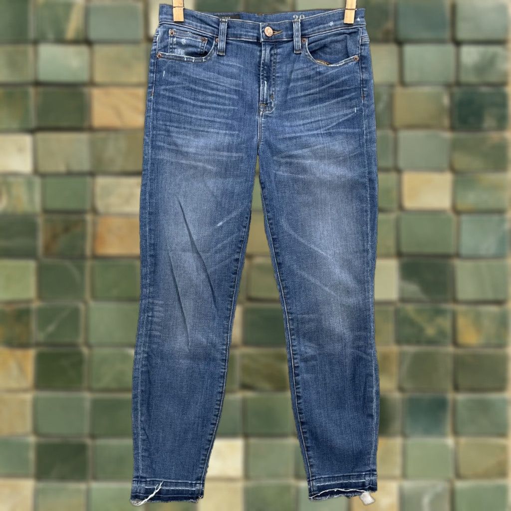 J.Crew J.Crew Jeans 30 Lookout High Rise Crop Slim Chic 90s Blue Womens Size 30" / US 8 / IT 44 - 1 Thumbnail