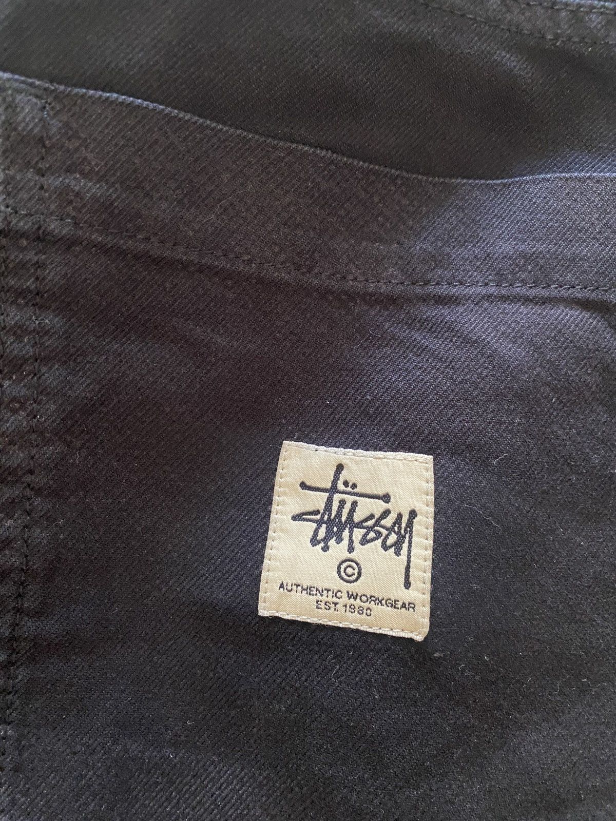 Stussy Stussy Black Double Knee Carpenter Pants 36 Size US 36 / EU 52 - 3 Thumbnail