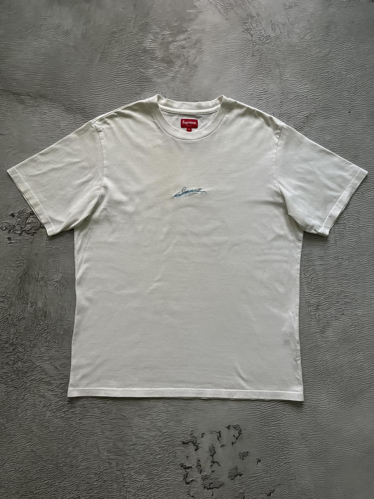 Supreme Supreme Streetwear Luxury Tee Skateboarding Cotton White Size US L / EU 52-54 / 3 - 1 Thumbnail