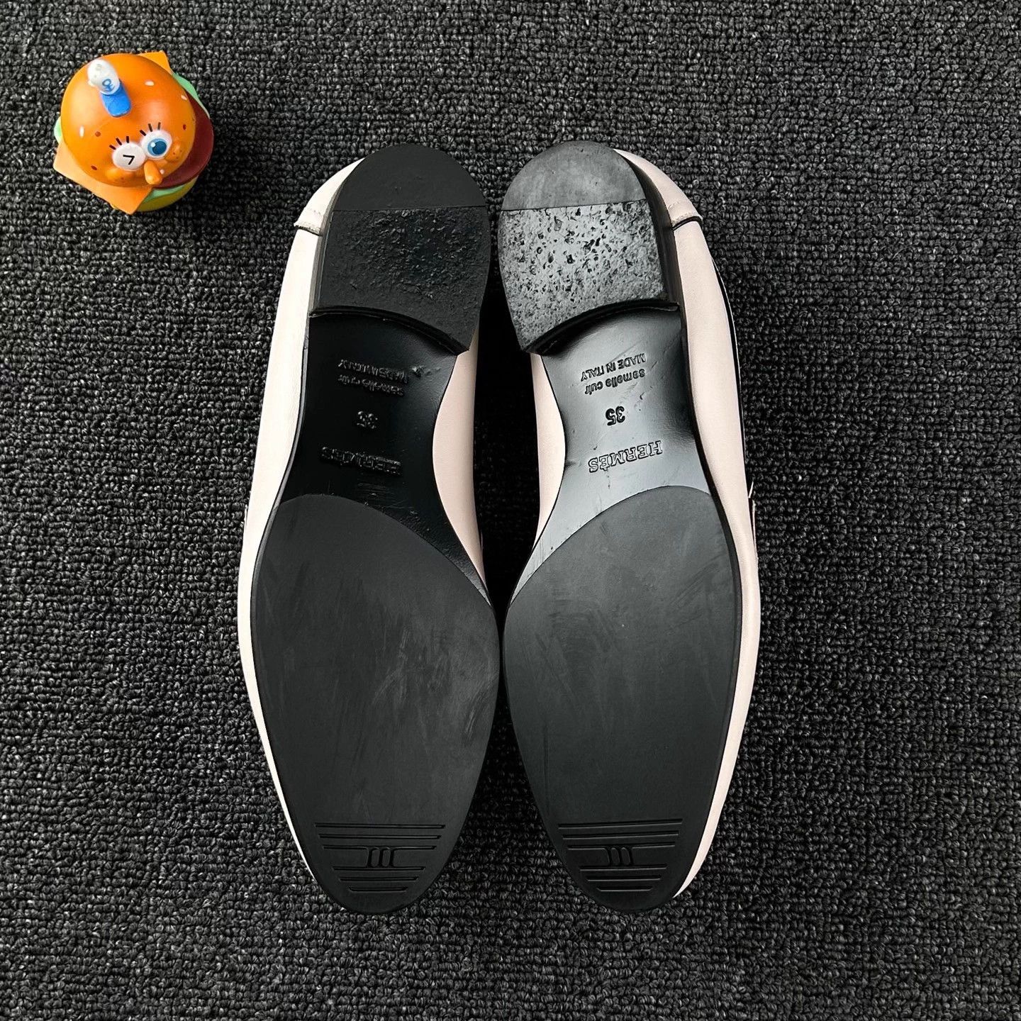 Hermes Hermes Silver Buckle Loafers Size 35 Size US 4 / IT 34 - 6 Thumbnail