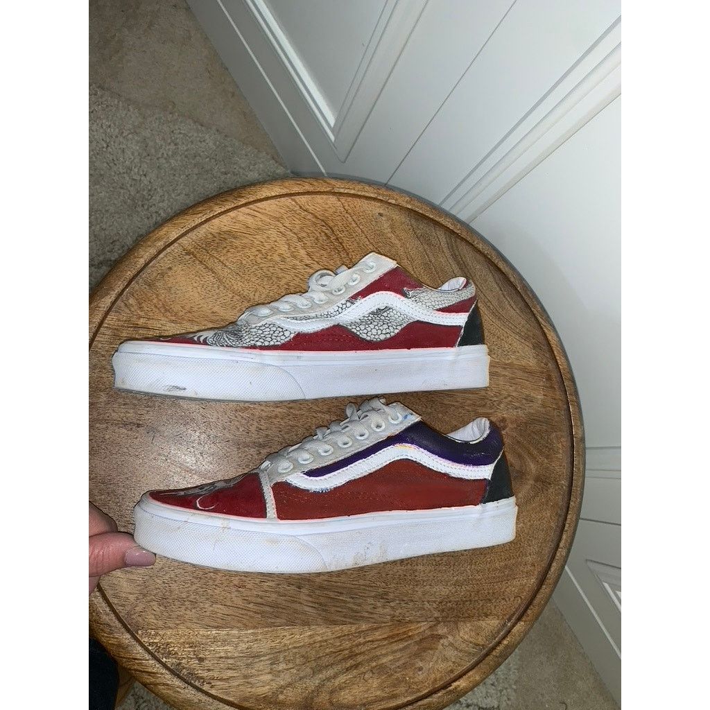 Vans Vans Dragon Design Sneakers Multicolor Unisex Size 6.5/8 Size US 6.5 / EU 39-40 - 6 Thumbnail