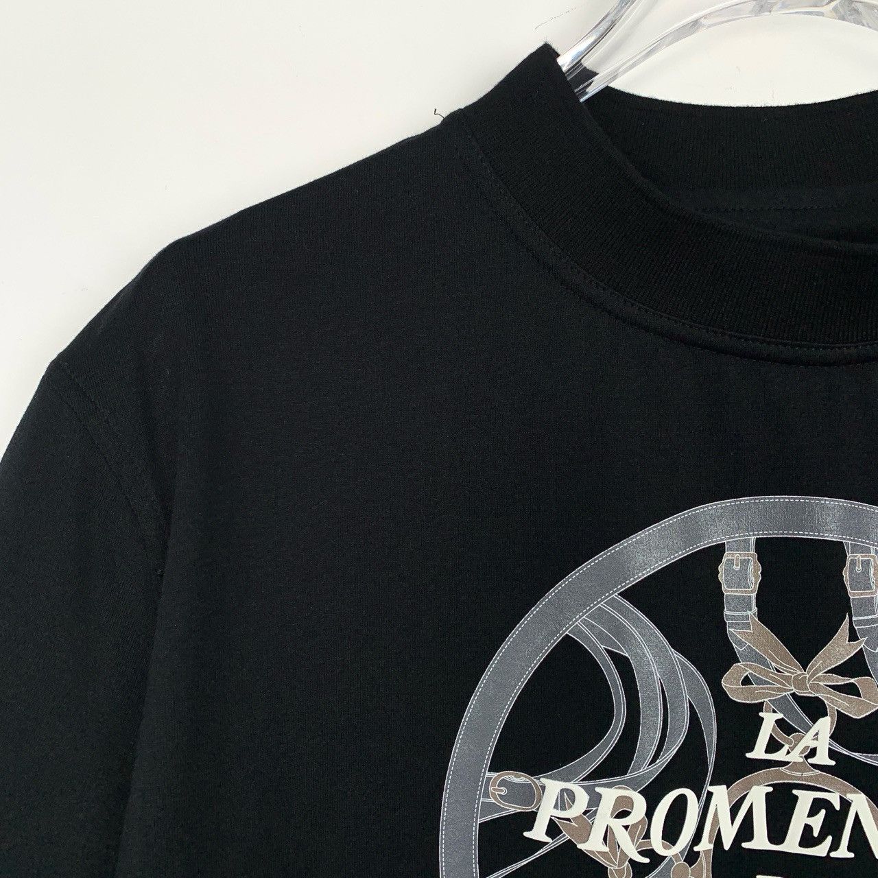 Hermes Hermes 22SS Letter Circular Print Short Sleeve T-shirt K26WX Size XS / US 0-2 / IT 36-38 - 3 Thumbnail