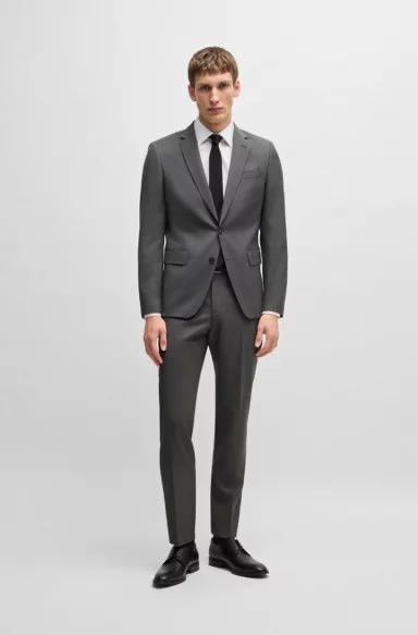 Hugo Boss Boss New Hugo Boss Slim Fit Patterned Wool Blazer Jacket Size US L / EU 52-54 / 3 - 4 Thumbnail