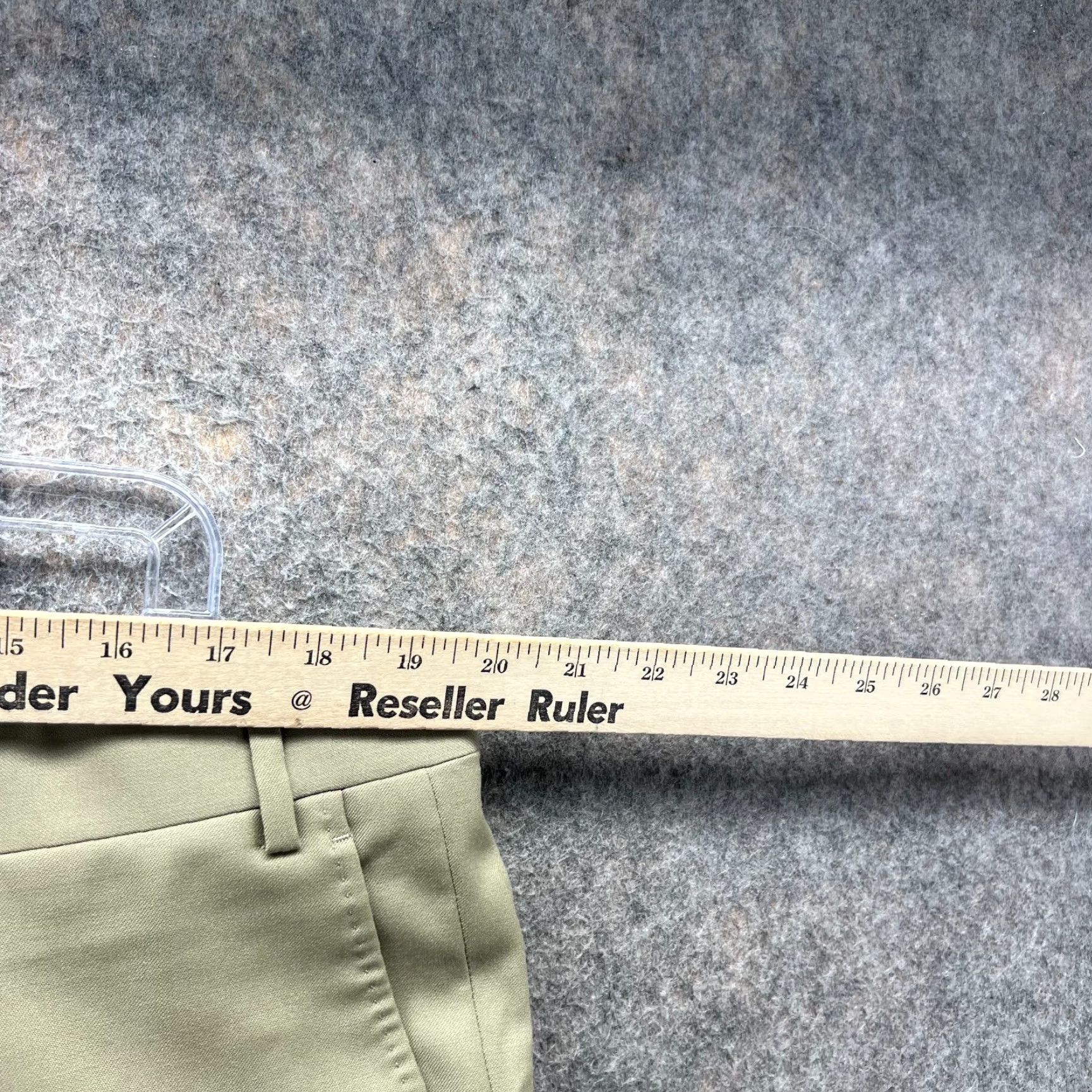 Canali Canali Dress Pants Mens 38 Khaki Wool Pleated Tuxedo Style Preppy Dress Pants Slacks Regular Inseam 30 Black Pattern Solid Vintage No Size 38R - 6 Thumbnail