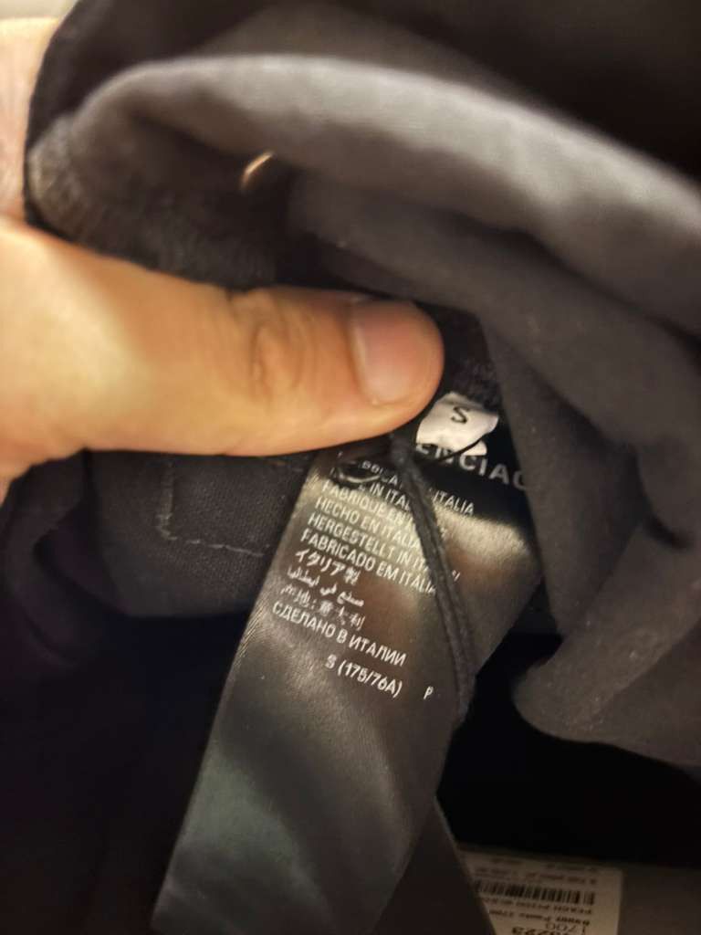 Balenciaga o1rshd1 Q:3 / Baggy Pants / Jeans in Black Size US 30 / EU 46 - 24 Thumbnail