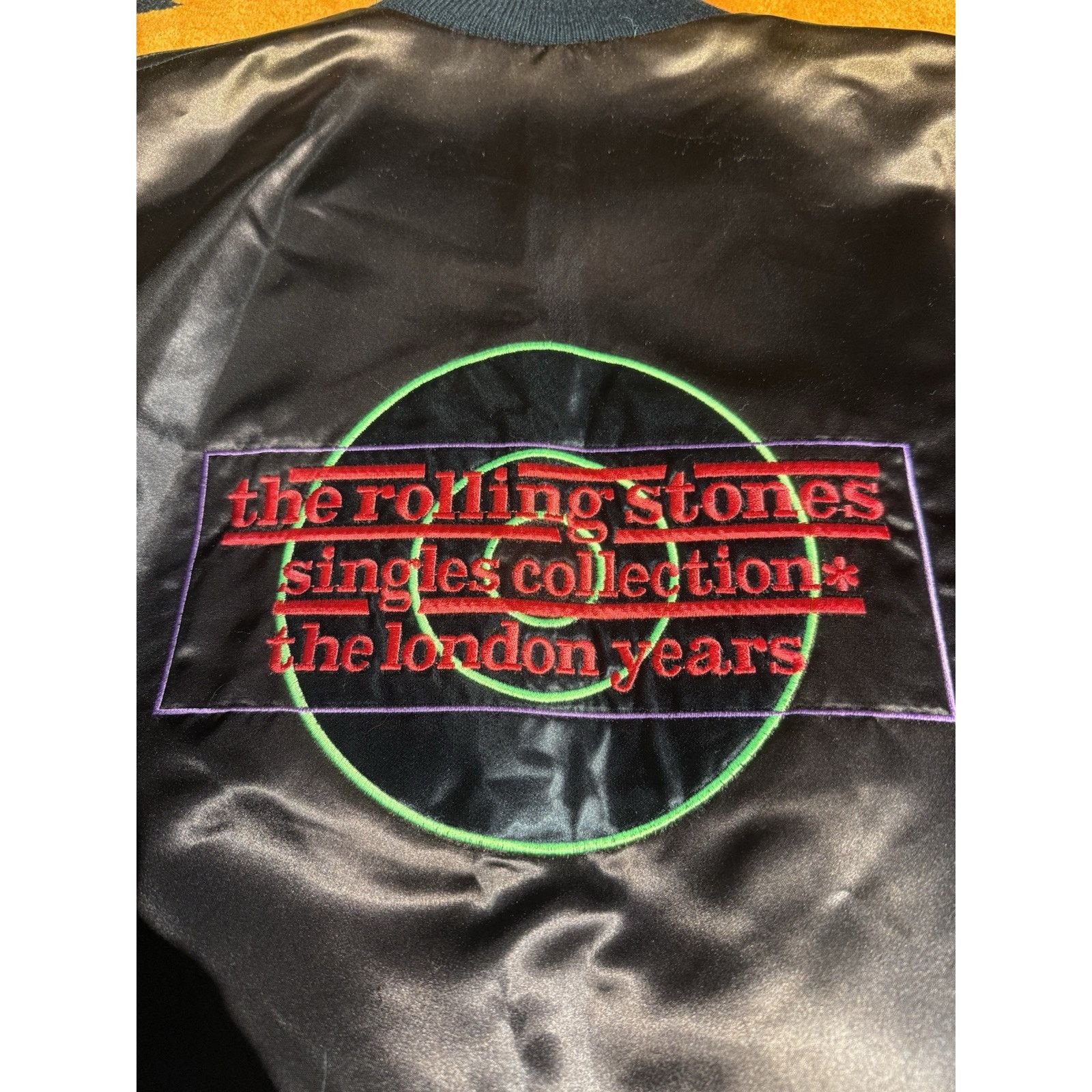 Band Tees × The Rolling Stones × Vintage Vintage 1989 London Rolling Stones Crew Jacket Reversible Size US L / EU 52-54 / 3 - 3 Thumbnail