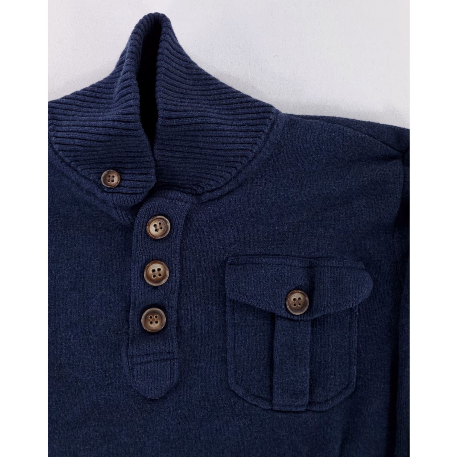 Peter Millar **Peter Millar Mens Blue Pullover Sweater M** User: **Peter Millar Mens Blue 4 Button Henley Sweater M** Size US M / EU 48-50 / 2 - 3 Thumbnail