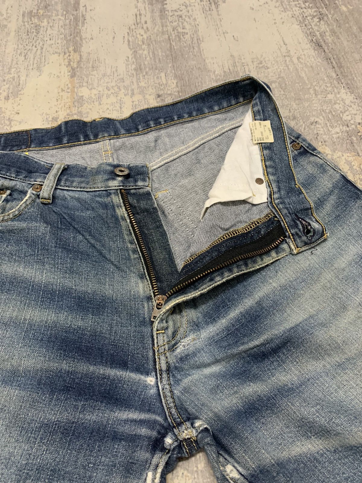 Levi's Levi's 533 Loose Straight Fit Denim Jeans Indigo Stone Wash Size US 35 - 8 Thumbnail