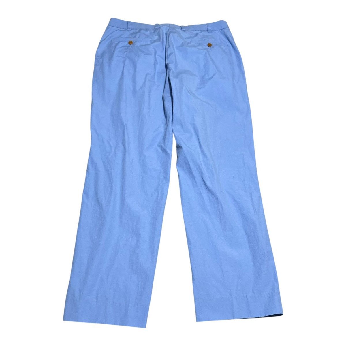 Brooks Brothers Brooks Brothers Clark Cotton Blend Blue Pants Mens 36x28.75 Size US 36 / EU 52 - 2 Thumbnail