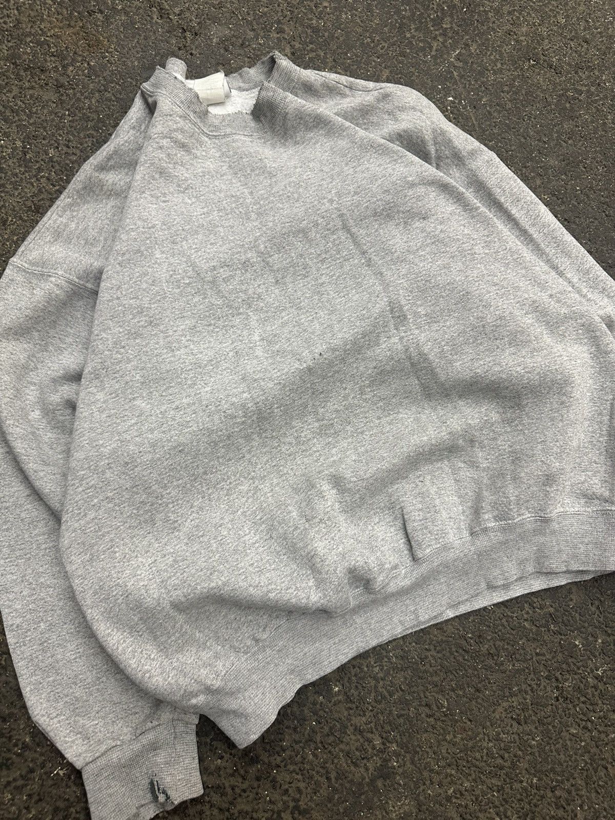Designer × Vintage Vintage grey crewneck Size US XL / EU 56 / 4 - 2 Thumbnail