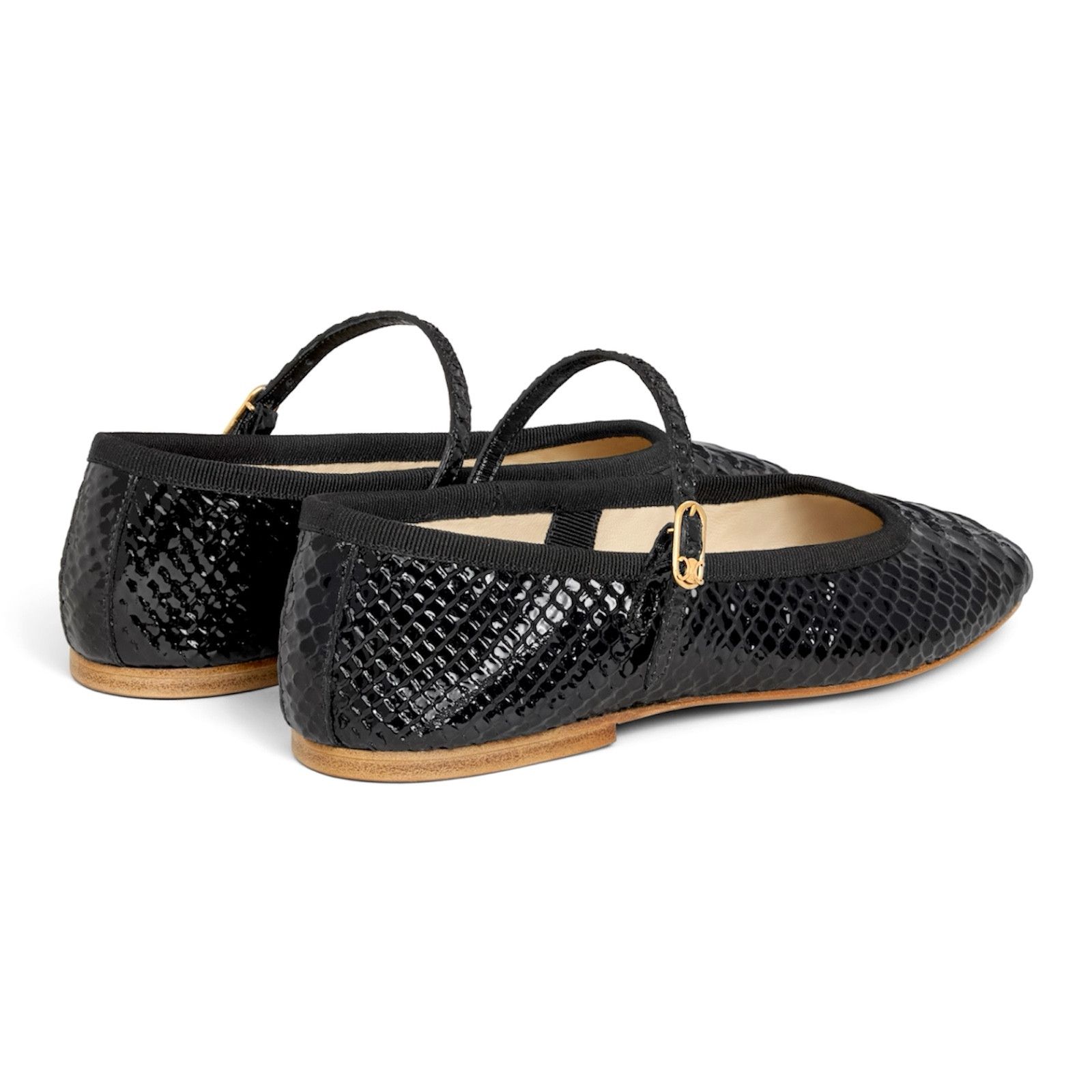 Celine 354673034C.38NO Mary Jane Ballerina in Python Calfskin Size US 9 / IT 39 - 3 Thumbnail