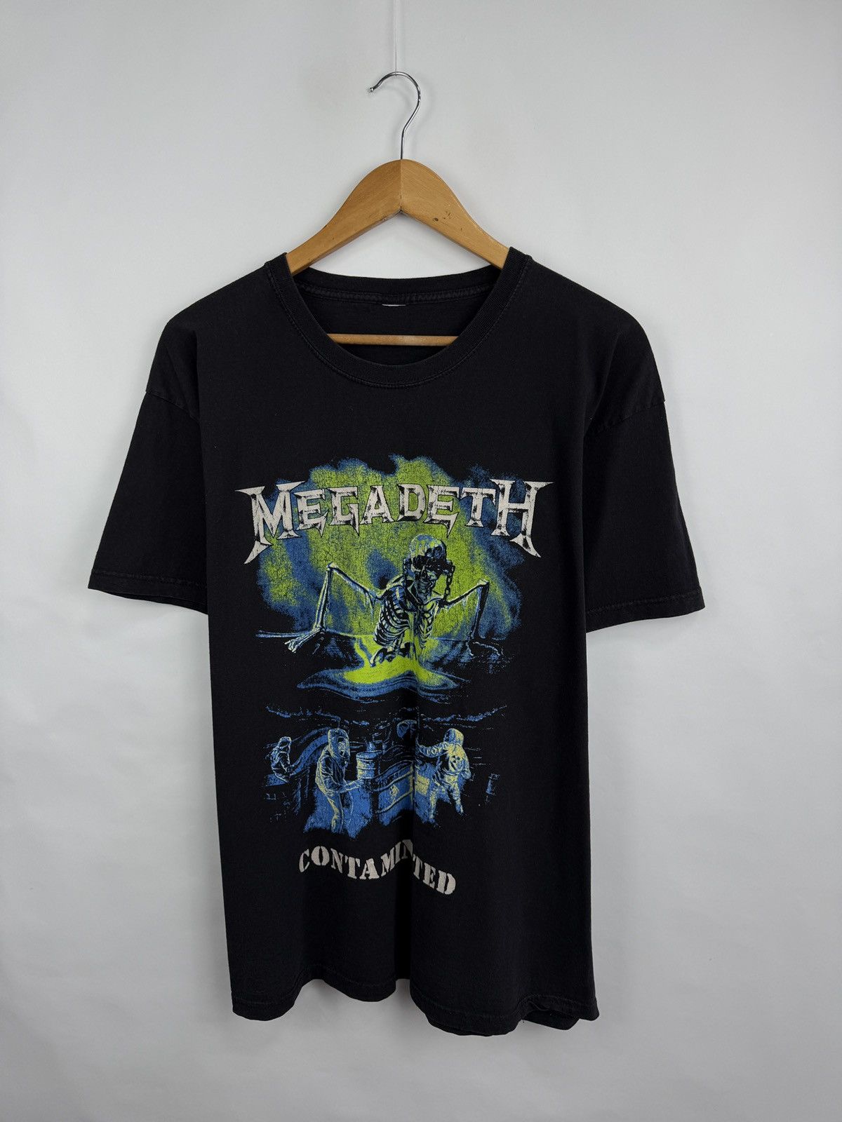 Megadeth 🇺🇸☠️ Megadeth Contaminated Thrash Metal Heavy Metal T-Shirt Size US XL / EU 56 / 4 - 2 Thumbnail