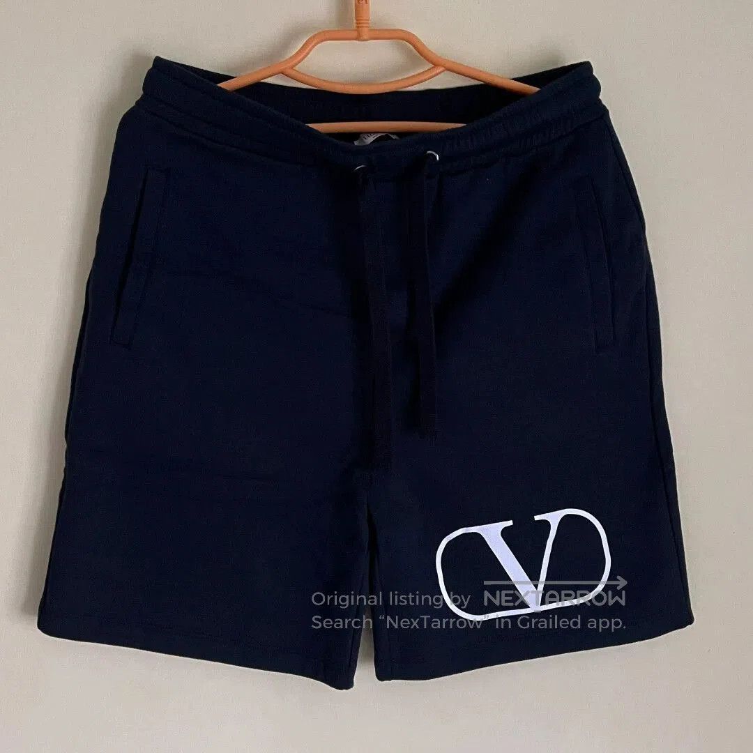 Valentino Valentino Men's Cotton Logo Shorts. Size US 40 / EU 56 - 1 Thumbnail