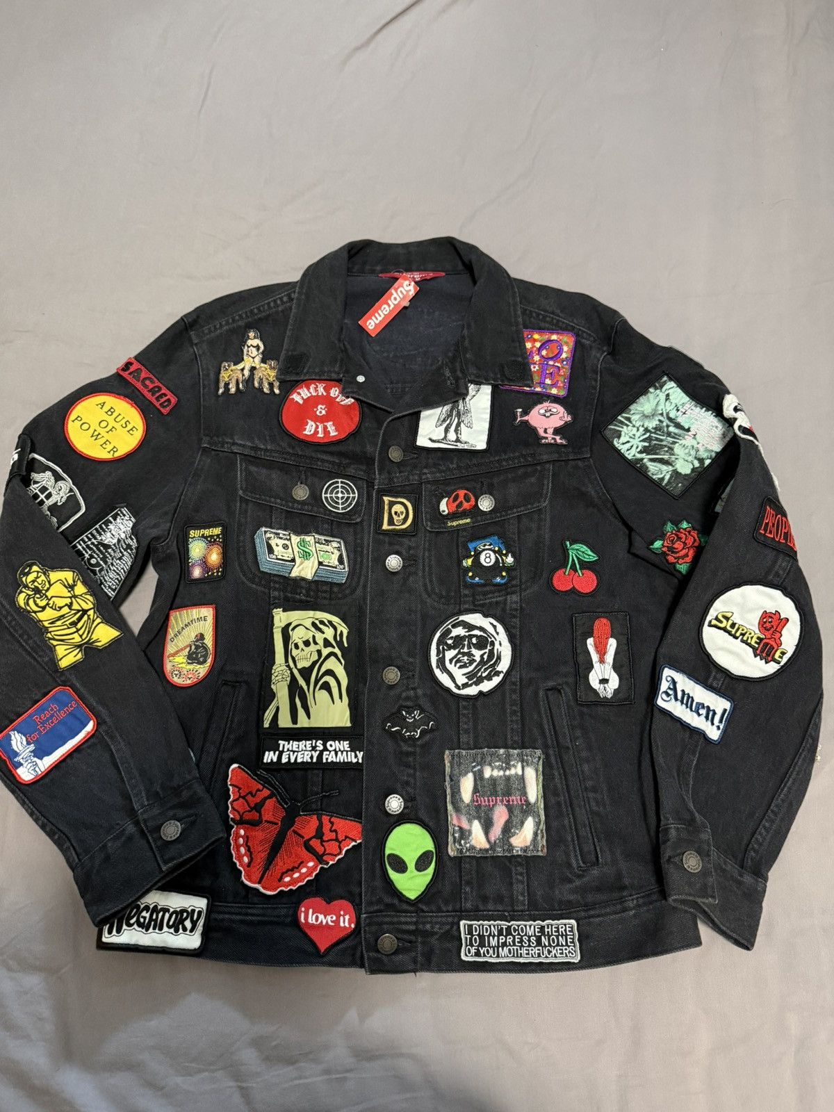 Supreme Supreme patches denim Trucker work Jacket Size US M / EU 48-50 / 2 - 1 Thumbnail