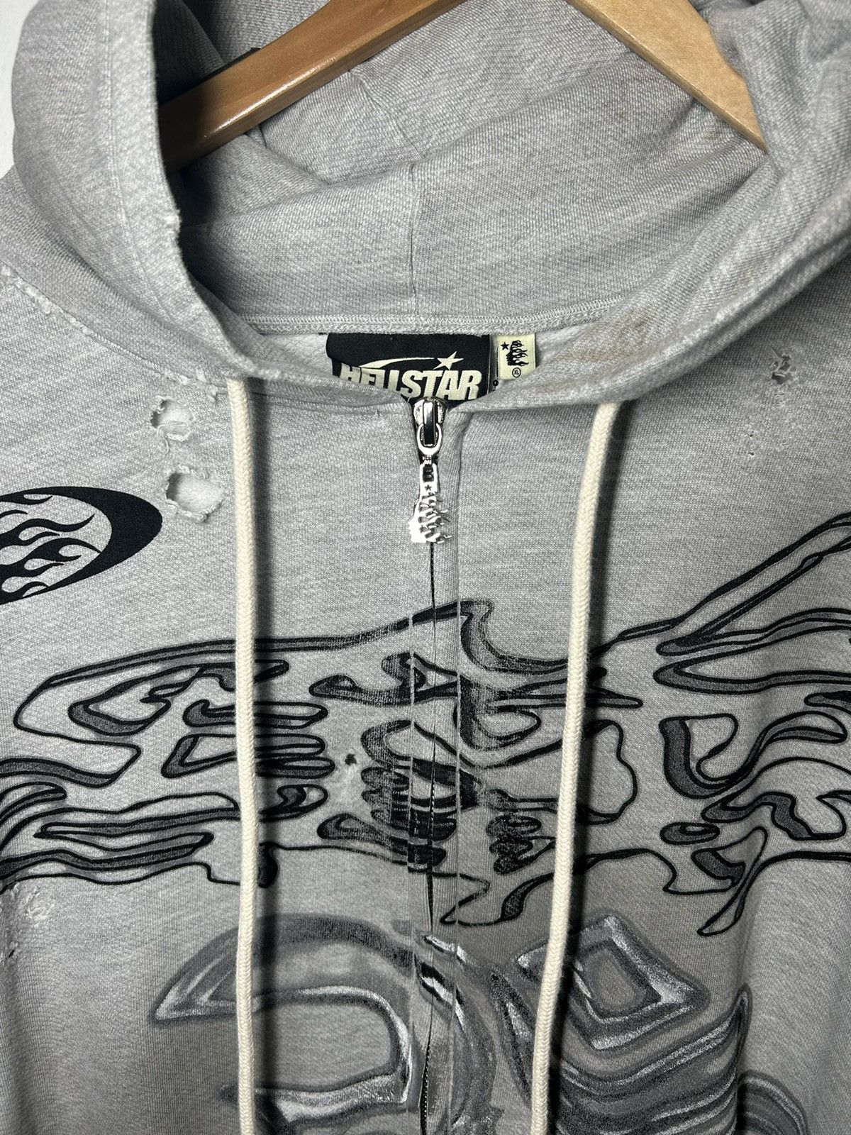 Hellstar yoga zip hoodie