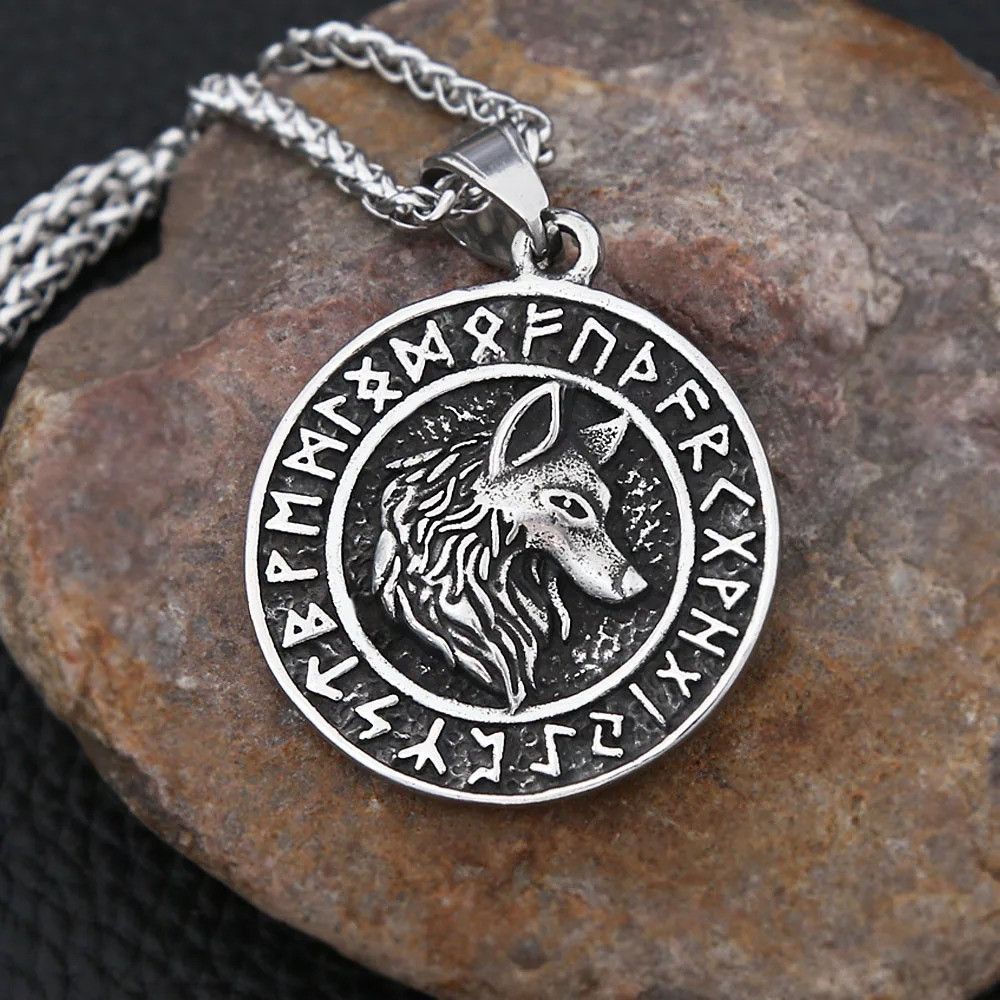 Other Vintage Viking Wolf Pendant Necklace Size ONE SIZE - 4 Thumbnail