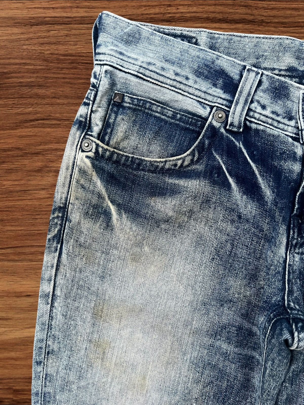Edwin × Japanese Brand Vintage Japanese Brand Acid Washed Paint Splattered Jeans Size 32" / US 10 / IT 46 - 8 Thumbnail